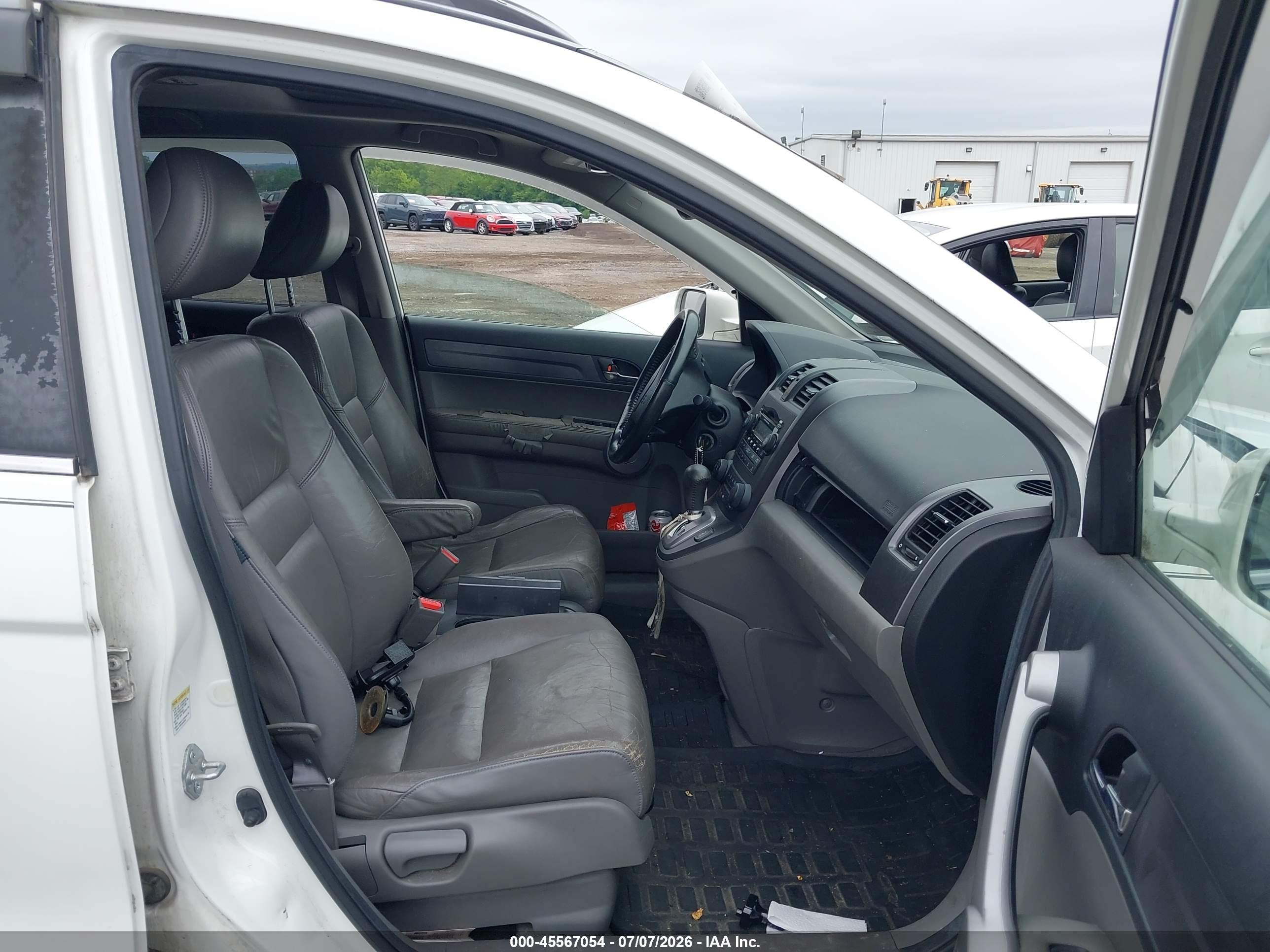 2007 Honda Cr-v Ex-l White vin: JHLRE48707C004899