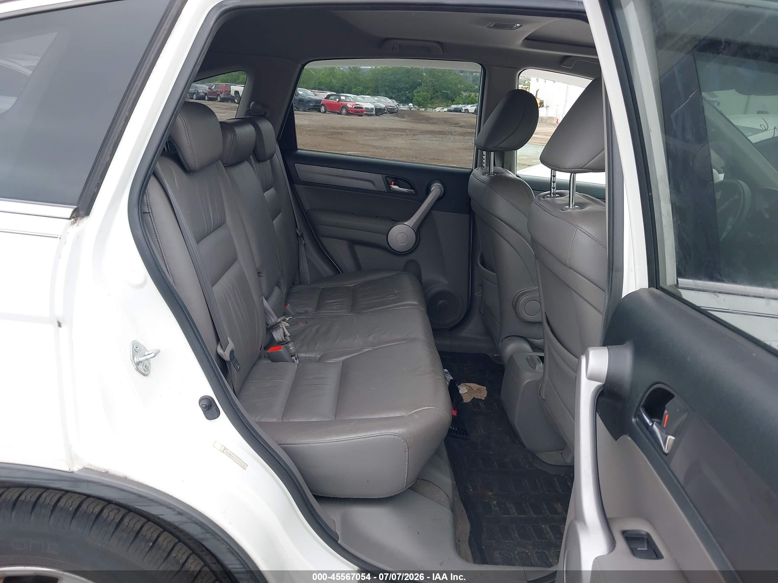 2007 Honda Cr-v Ex-l White vin: JHLRE48707C004899