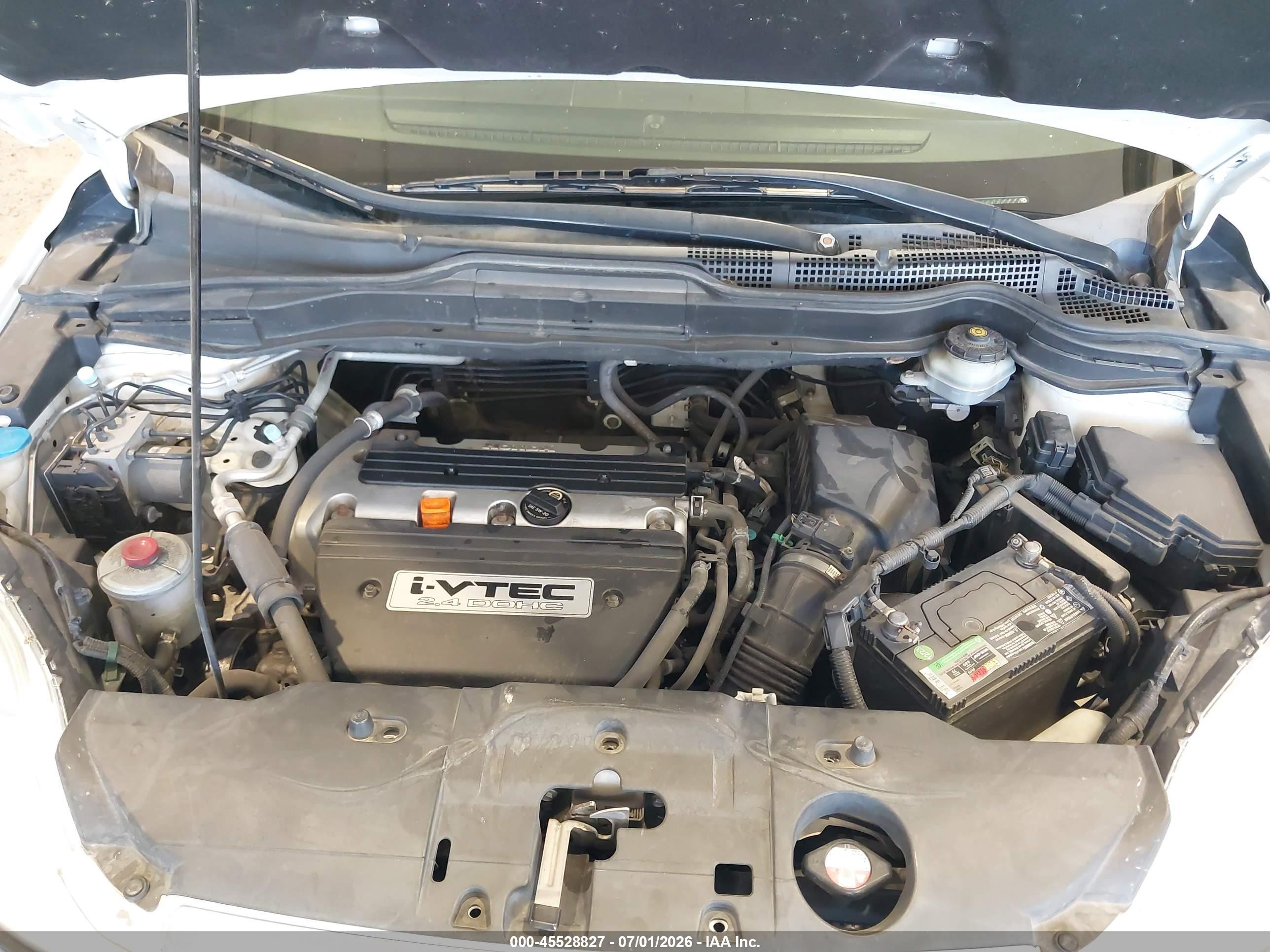 2007 Honda Cr-v Ex-l White vin: JHLRE48707C008225