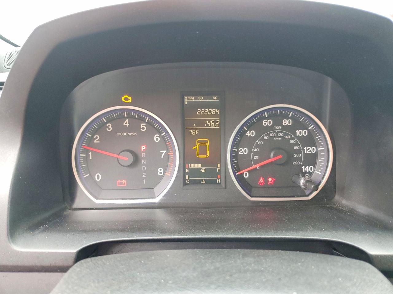 2007 Honda Cr-v Exl Black vin: JHLRE48707C021296