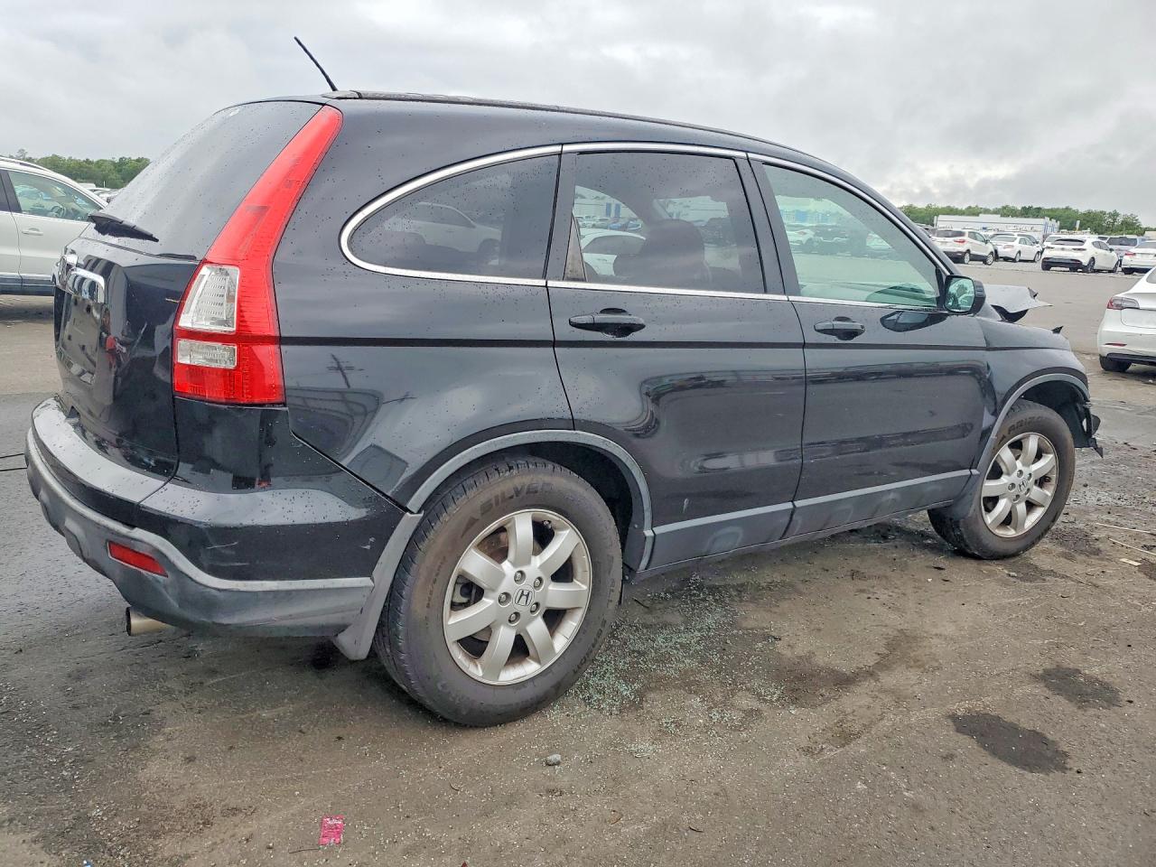 2007 Honda Cr-v Exl Black vin: JHLRE48707C021296