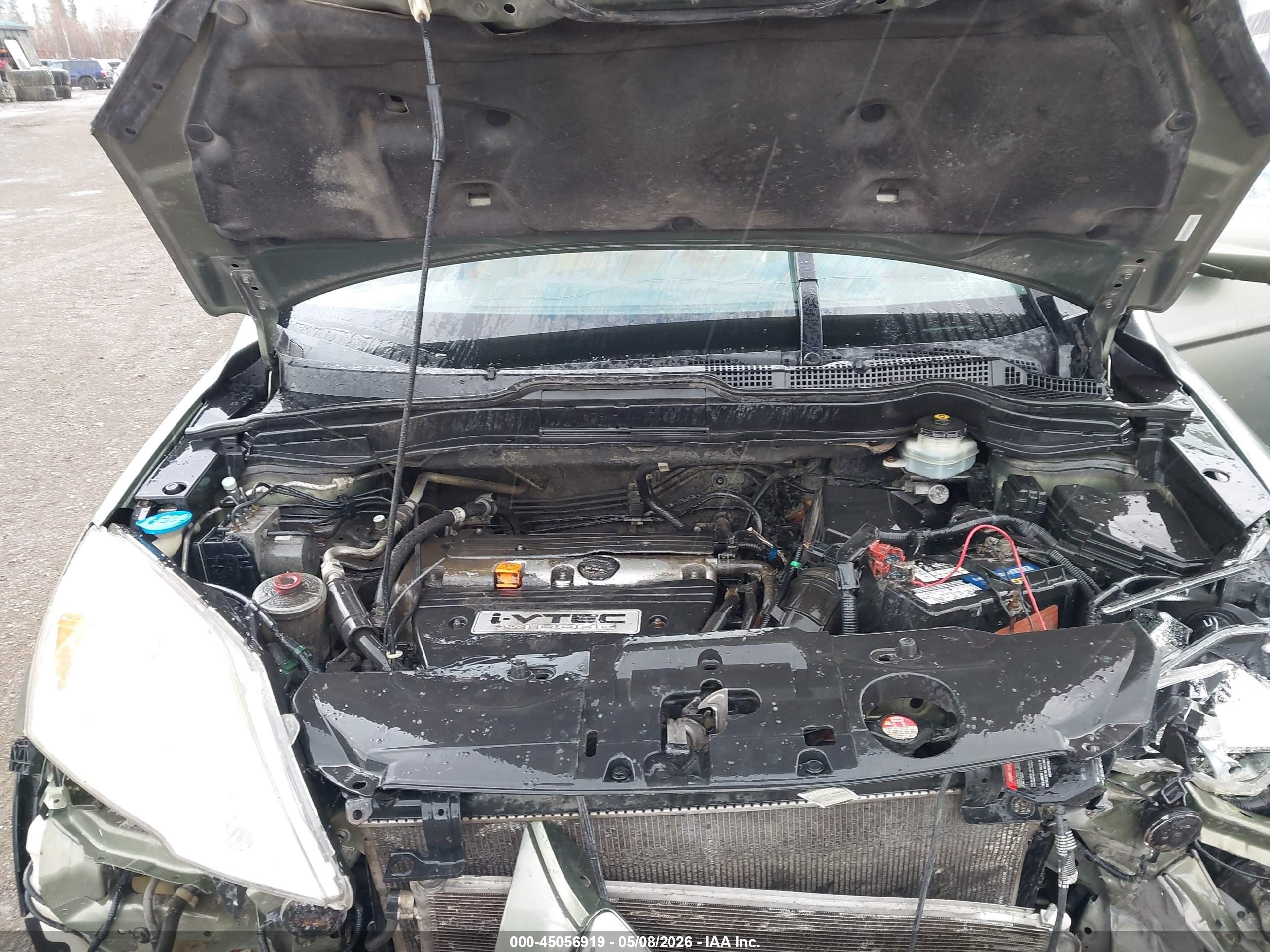 2007 Honda Cr-v Ex-l Зеленый vin: JHLRE48707C046697