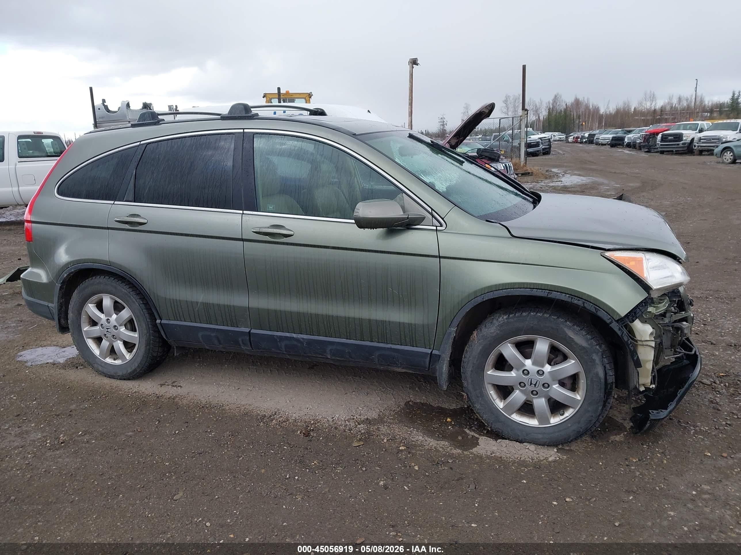 2007 Honda Cr-v Ex-l Зеленый vin: JHLRE48707C046697