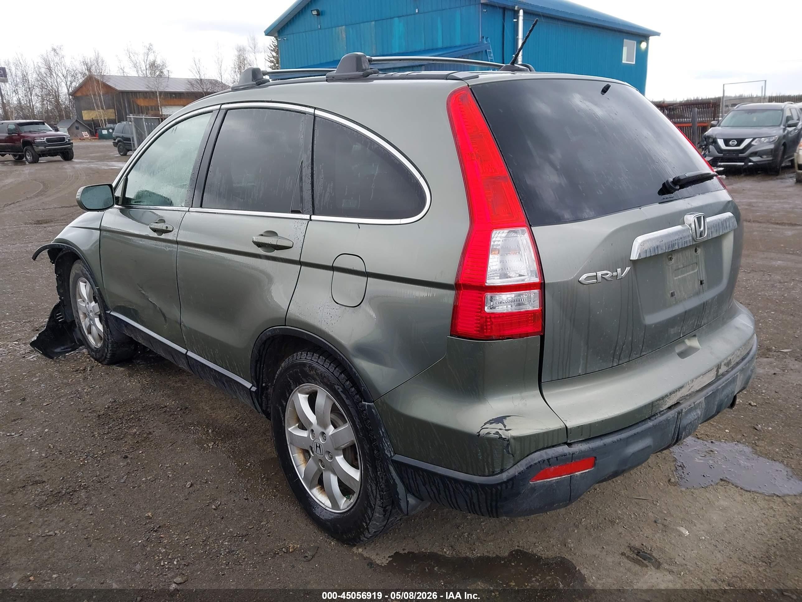 2007 Honda Cr-v Ex-l Зеленый vin: JHLRE48707C046697