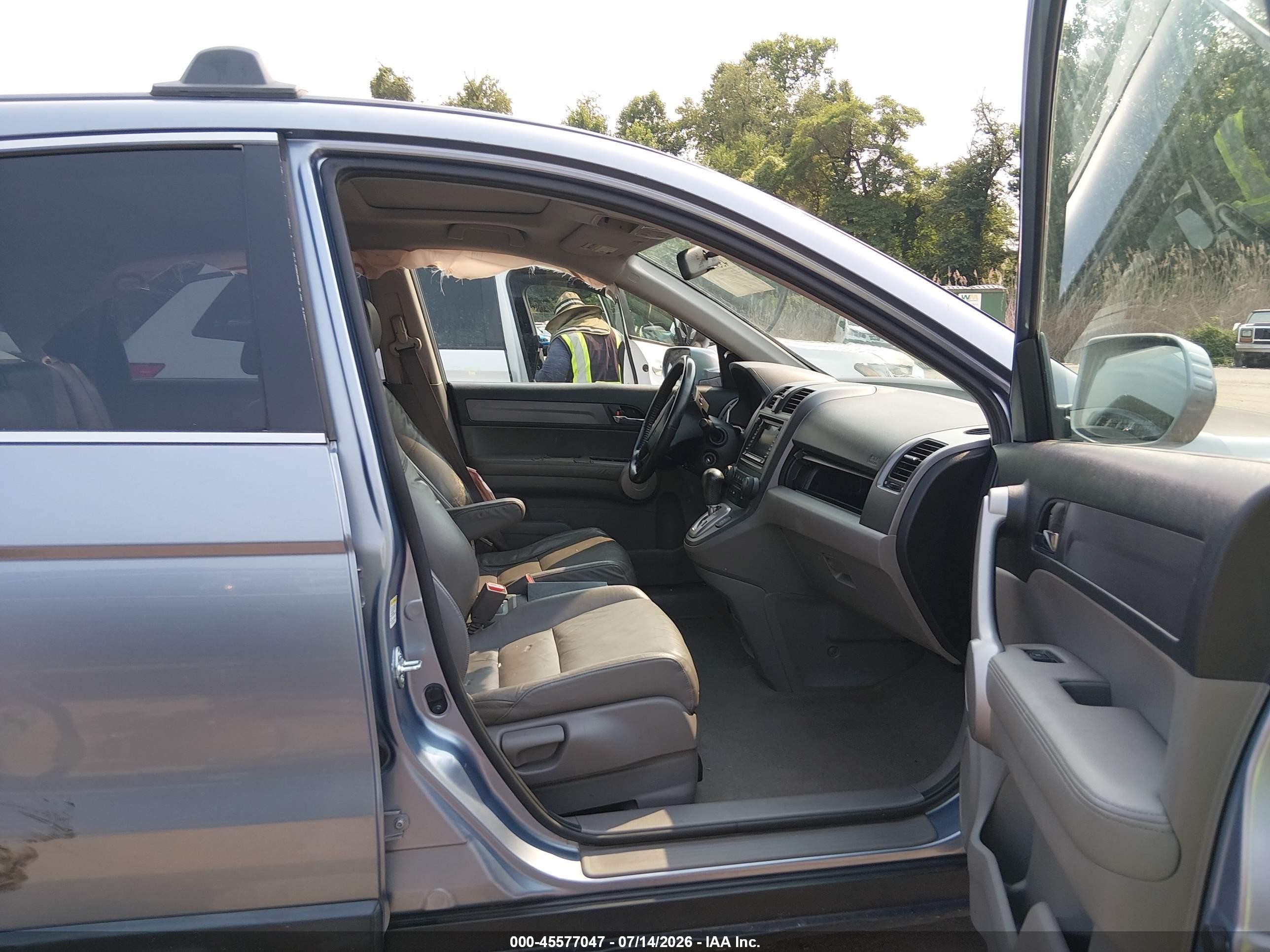 2007 Honda Cr-v Ex-l Light Blue vin: JHLRE48707C050359