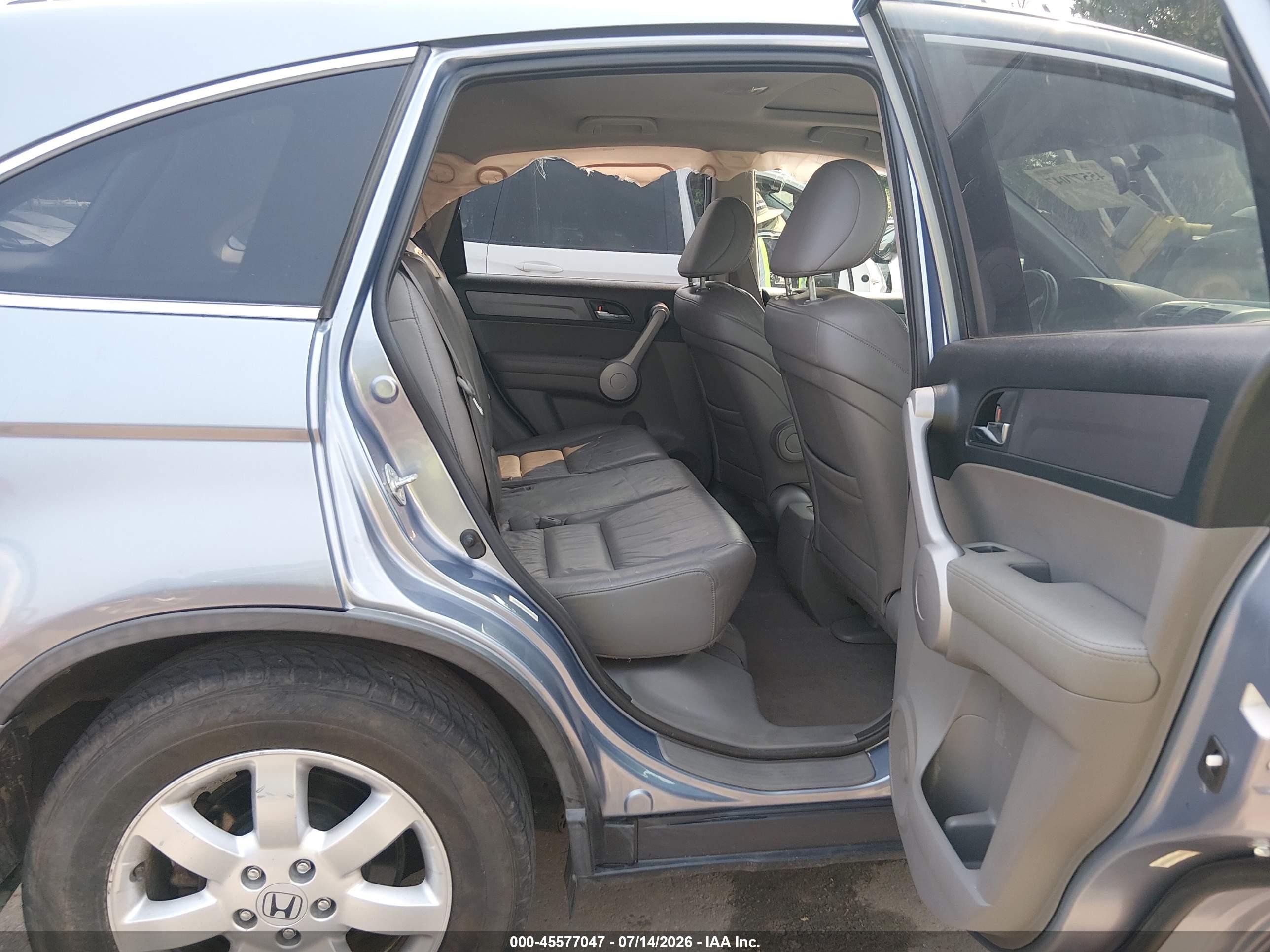 2007 Honda Cr-v Ex-l Light Blue vin: JHLRE48707C050359