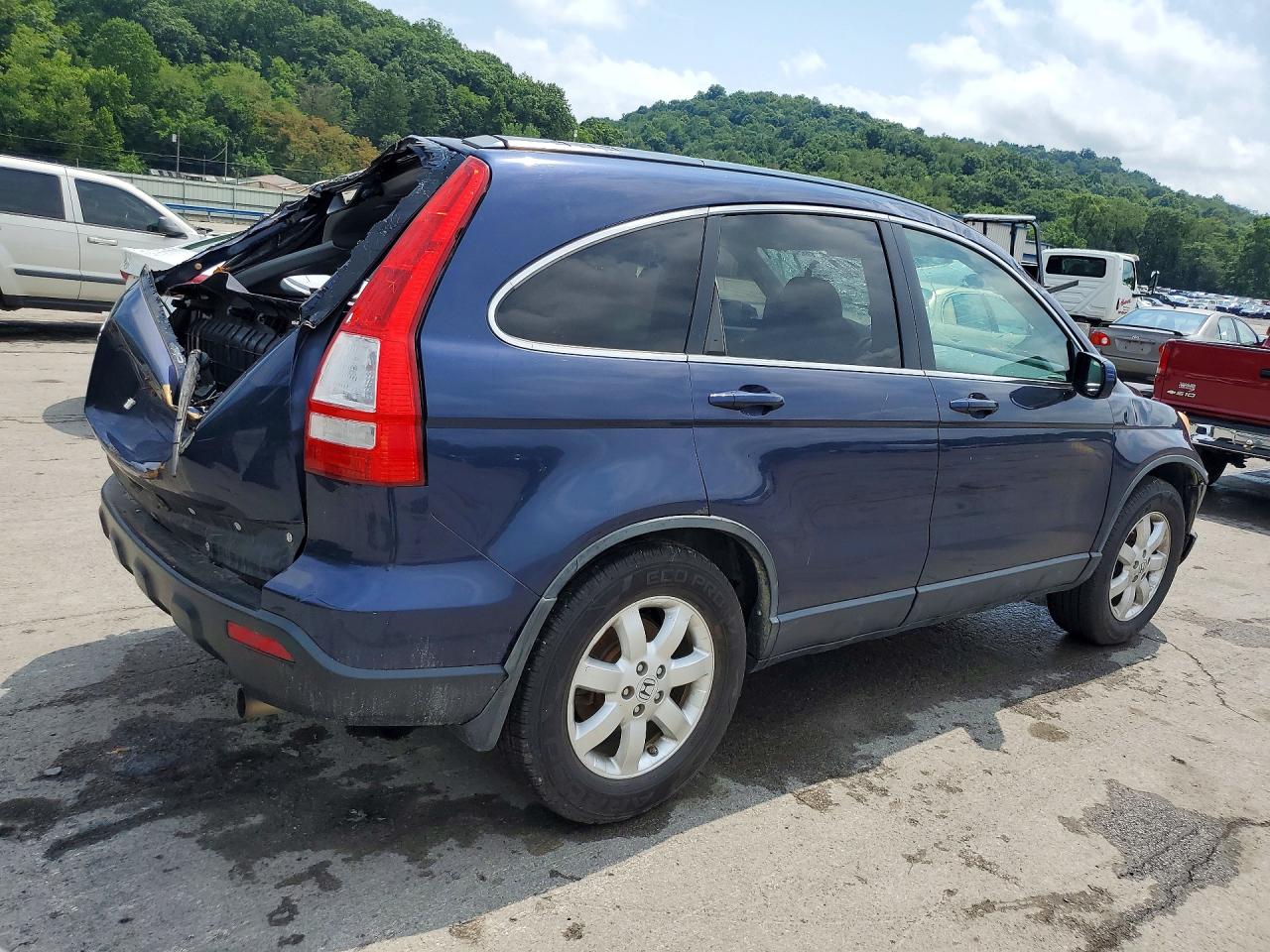 2007 Honda Cr-v Exl Синий vin: JHLRE48707C052712