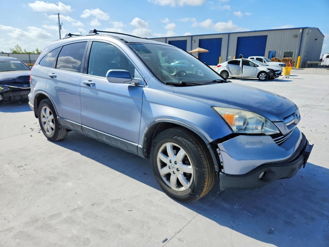 2007 Honda Cr-v Exl Blue vin: JHLRE48707C057747