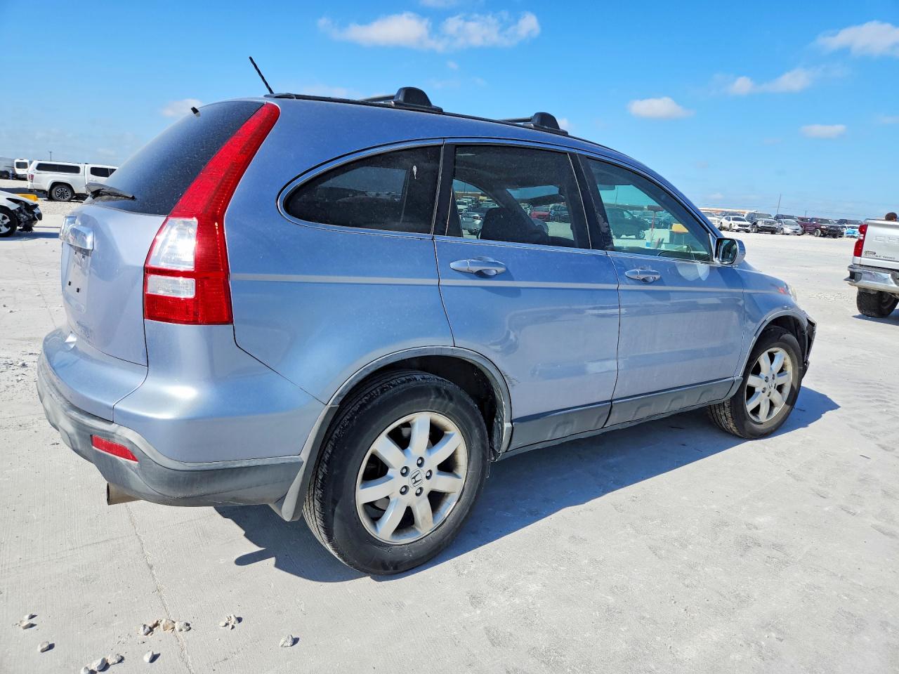 2007 Honda Cr-v Exl Blue vin: JHLRE48707C057747