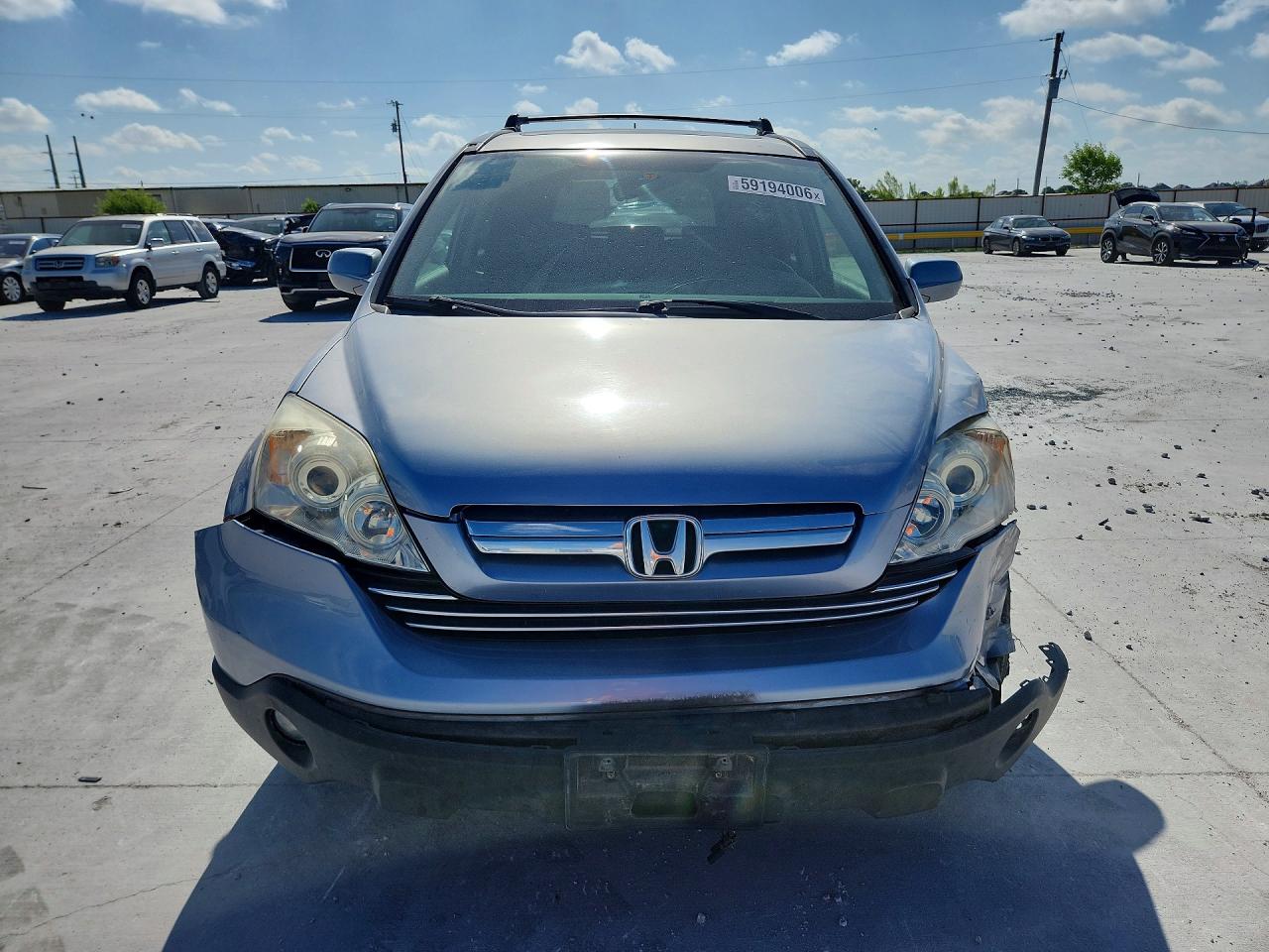 2007 Honda Cr-v Exl Blue vin: JHLRE48707C057747