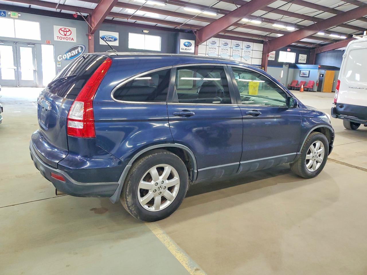 2007 Honda Cr-v Exl Blue vin: JHLRE48707C059191