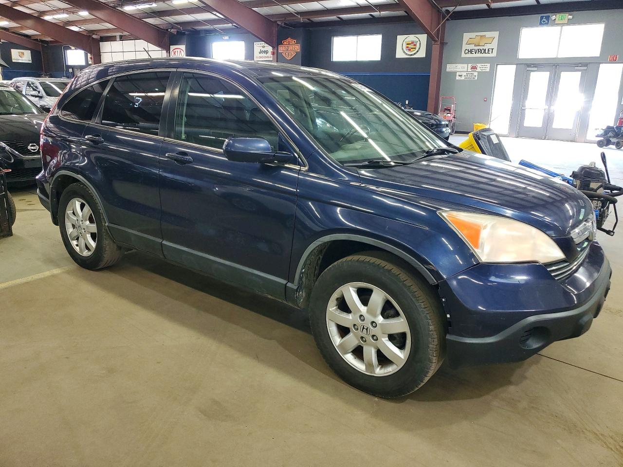 2007 Honda Cr-v Exl Blue vin: JHLRE48707C059191