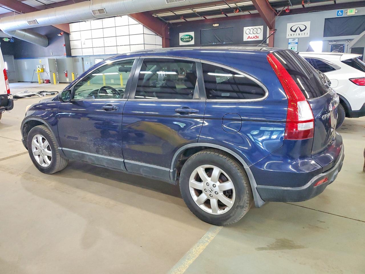 2007 Honda Cr-v Exl Blue vin: JHLRE48707C059191