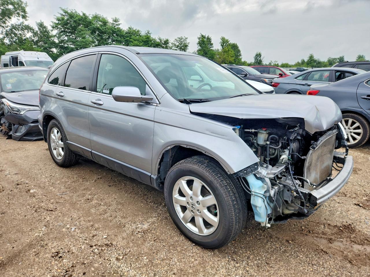 2007 Honda Cr-v Exl Серебряный vin: JHLRE48707C063368