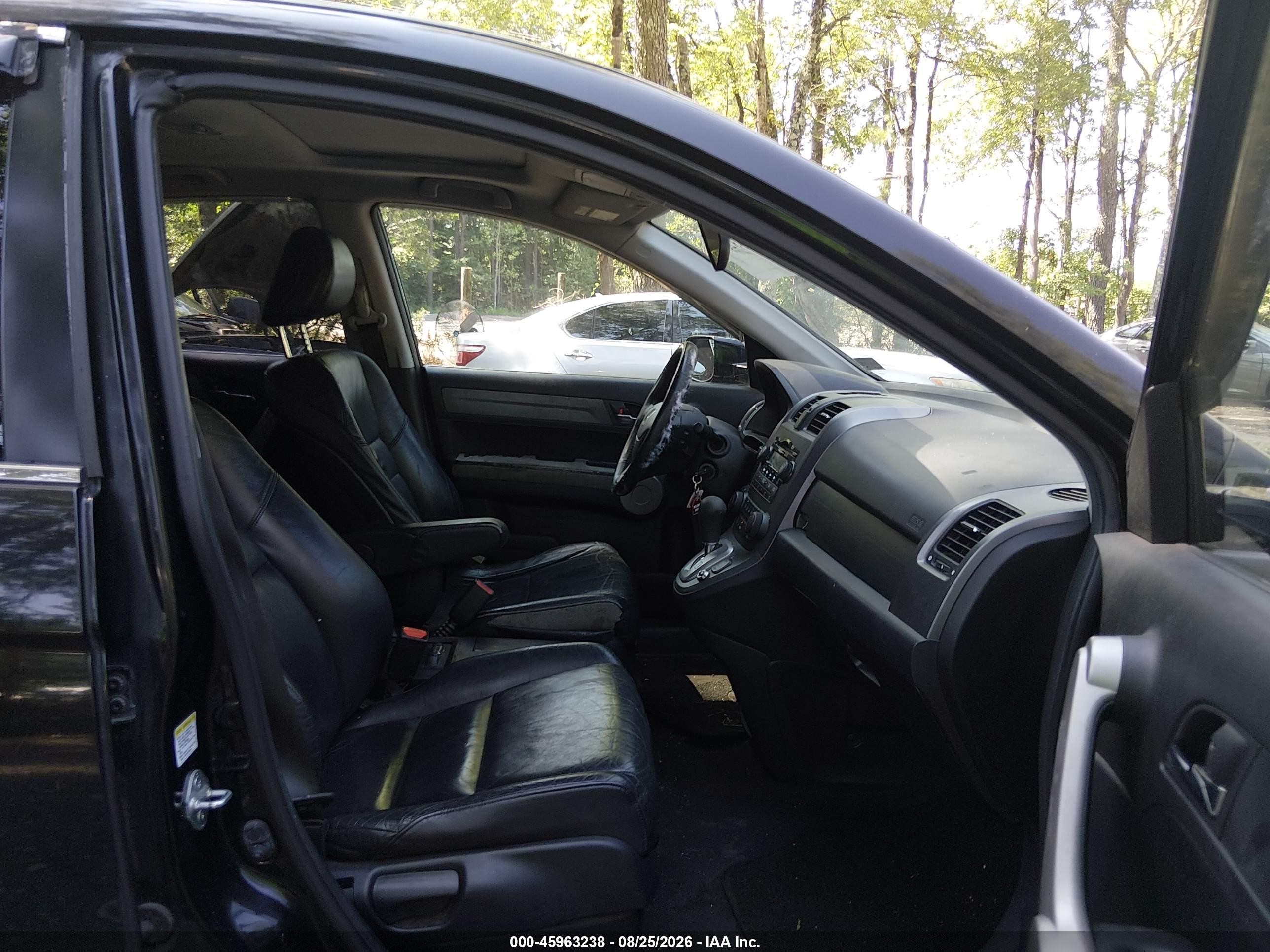 2007 Honda Cr-v Ex-l Black vin: JHLRE48707C076847