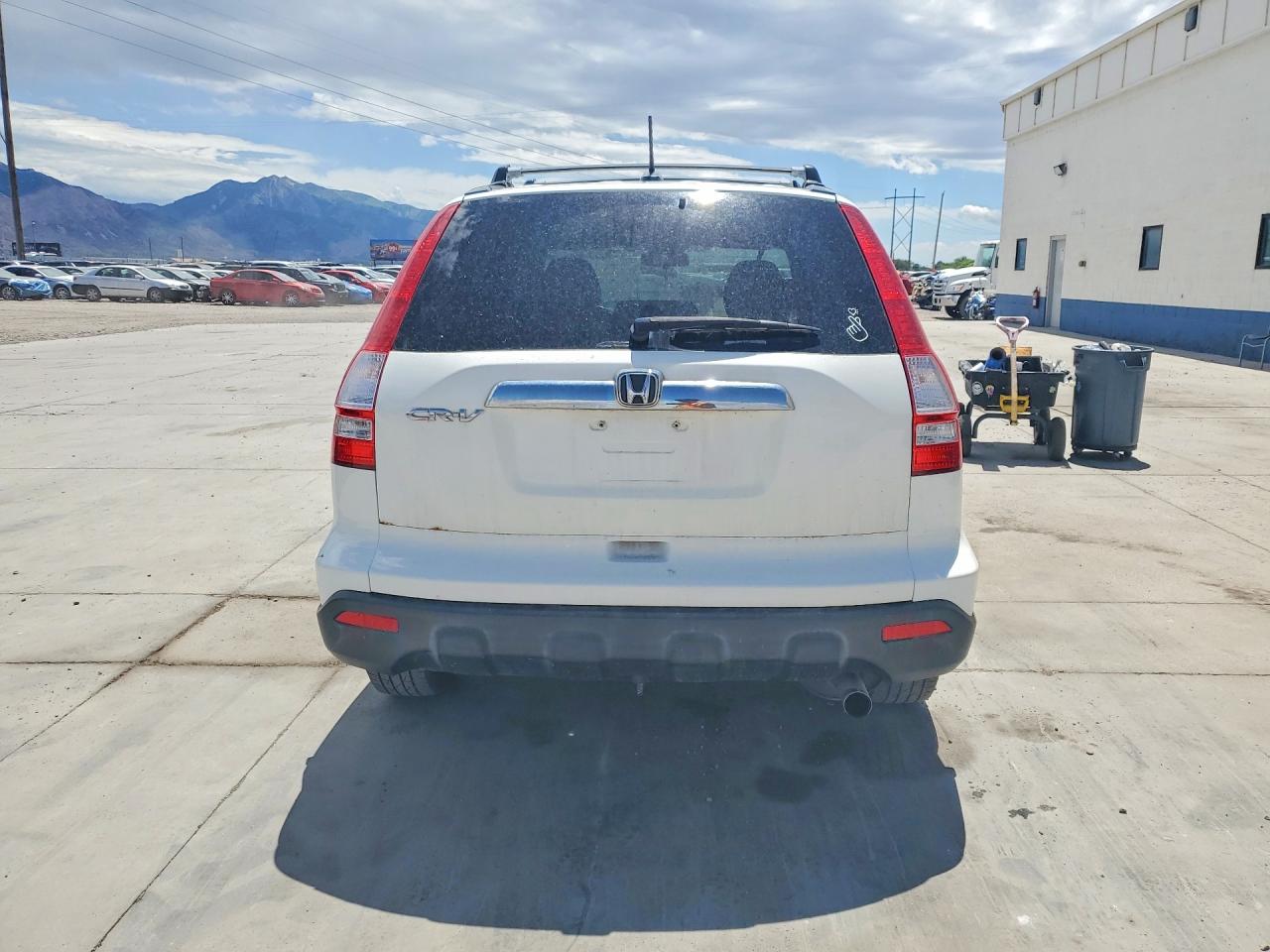 2007 Honda Cr-v Exl White vin: JHLRE48707C101133