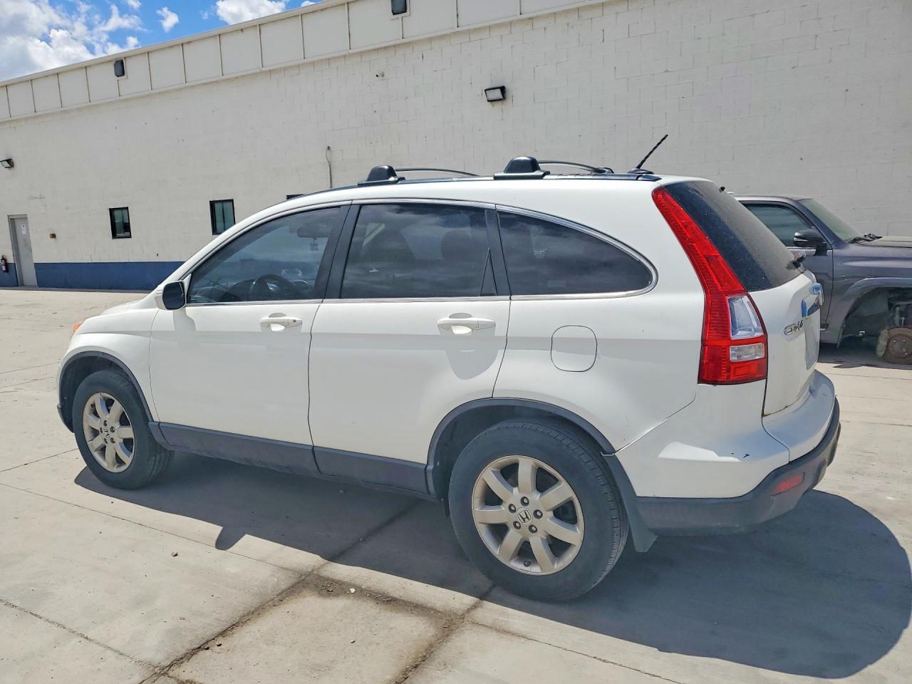 2007 Honda Cr-v Exl White vin: JHLRE48707C101133