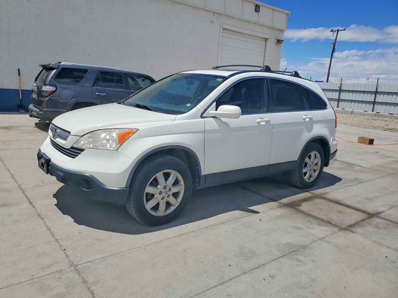 2007 Honda Cr-v Exl Белый vin: JHLRE48707C101133