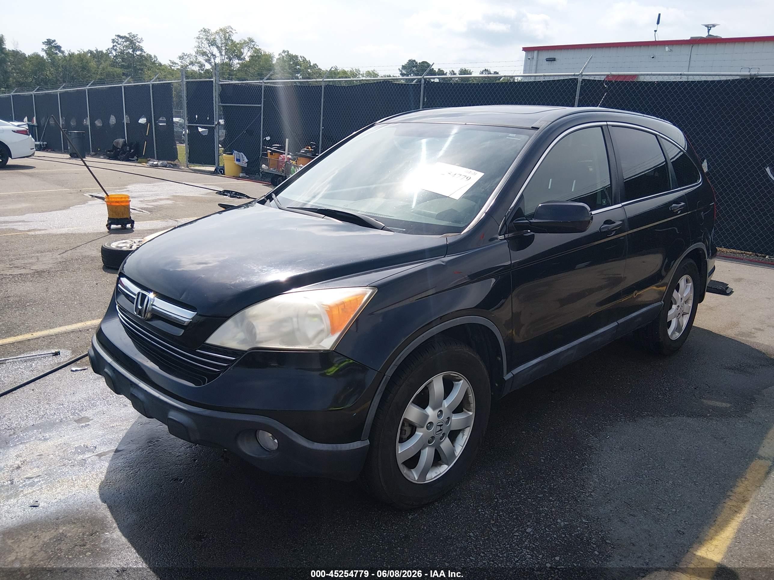 2007 Honda Cr-v Ex-l Black vin: JHLRE48707C108700