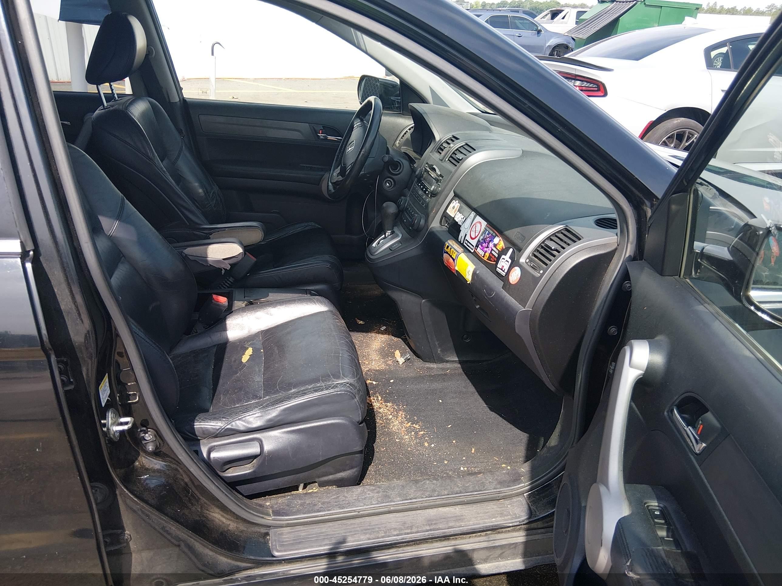 2007 Honda Cr-v Ex-l Black vin: JHLRE48707C108700