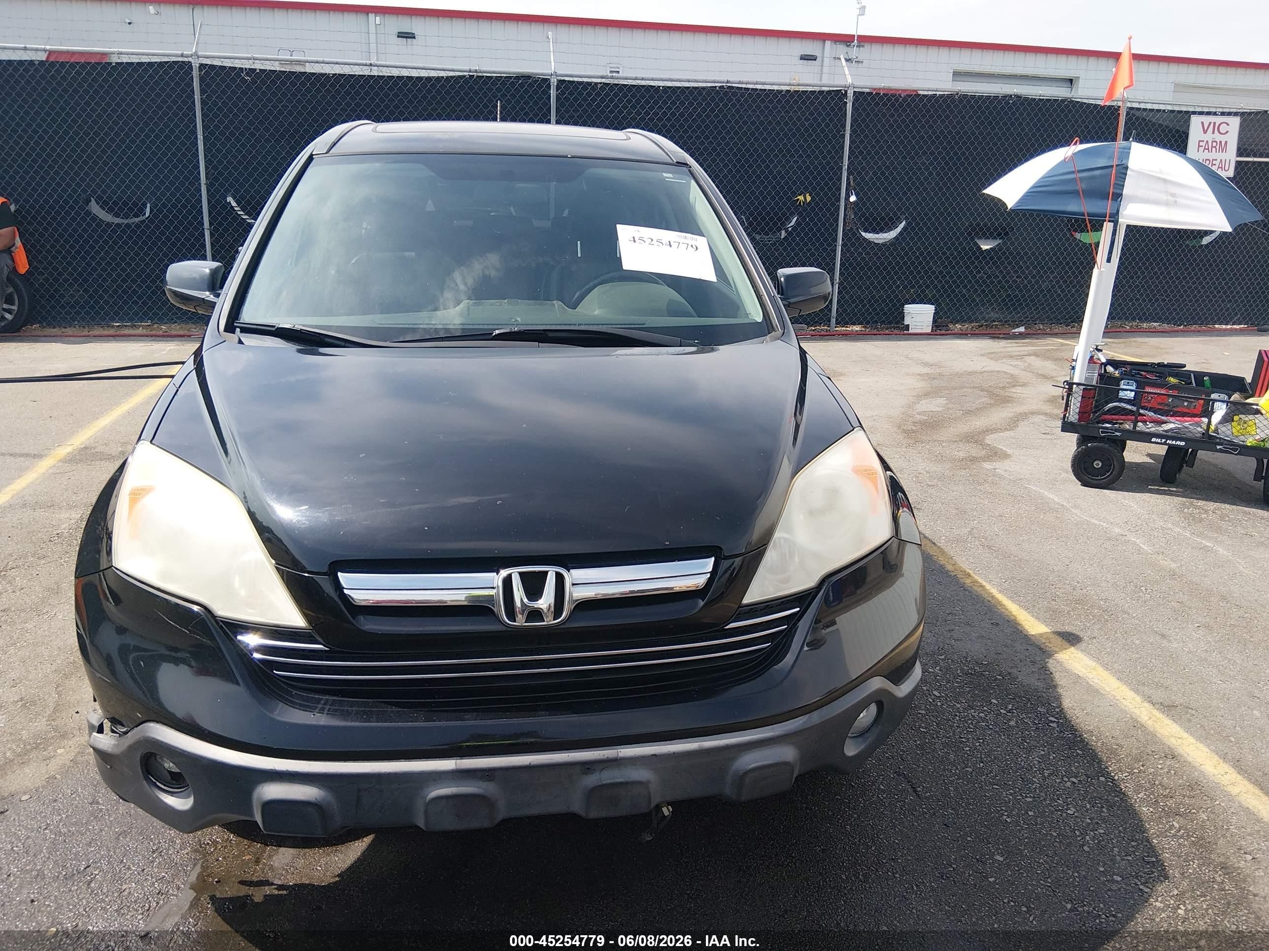 2007 Honda Cr-v Ex-l Black vin: JHLRE48707C108700