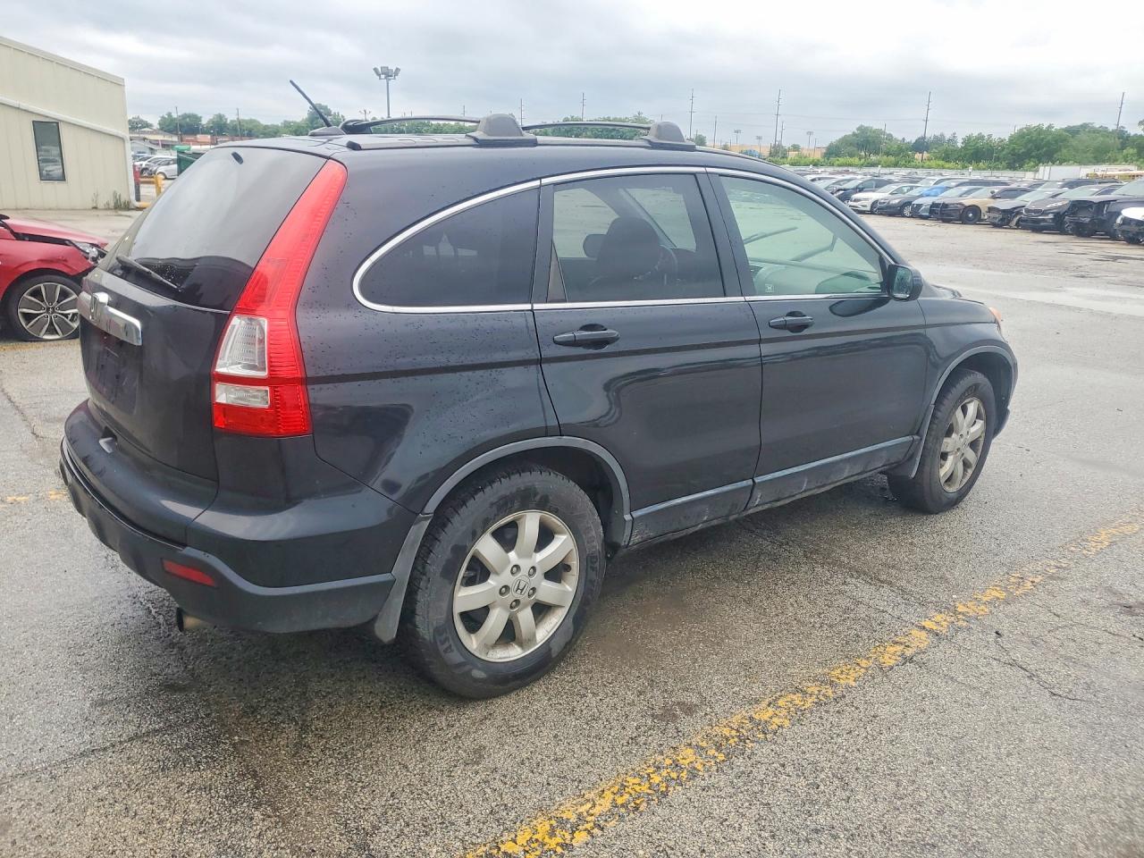 2007 Honda Cr-v Exl Black vin: JHLRE48707C121981