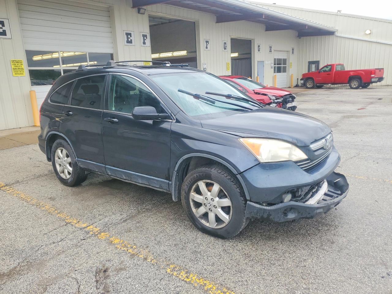 2007 Honda Cr-v Exl Black vin: JHLRE48707C121981
