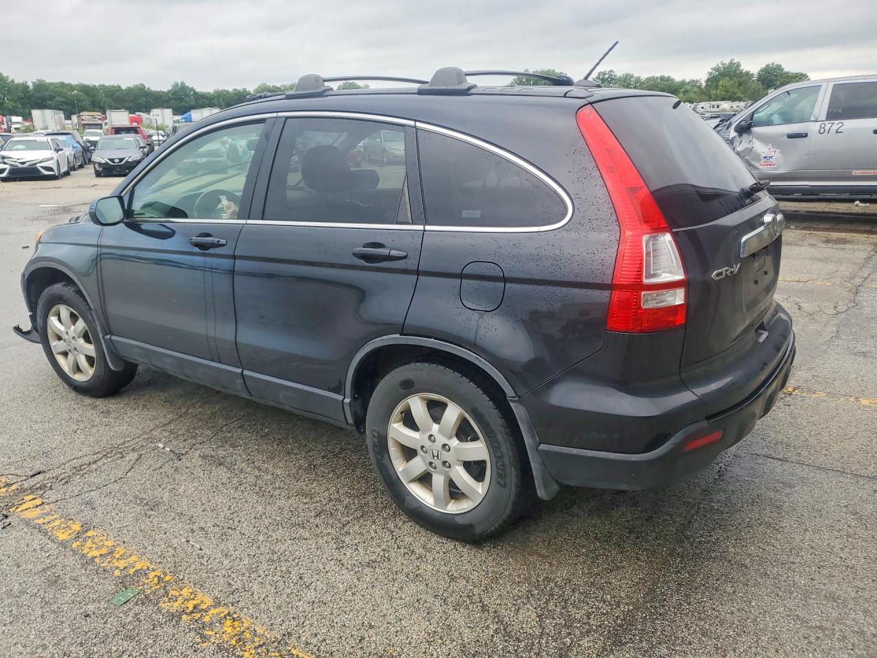 2007 Honda Cr-v Exl Black vin: JHLRE48707C121981