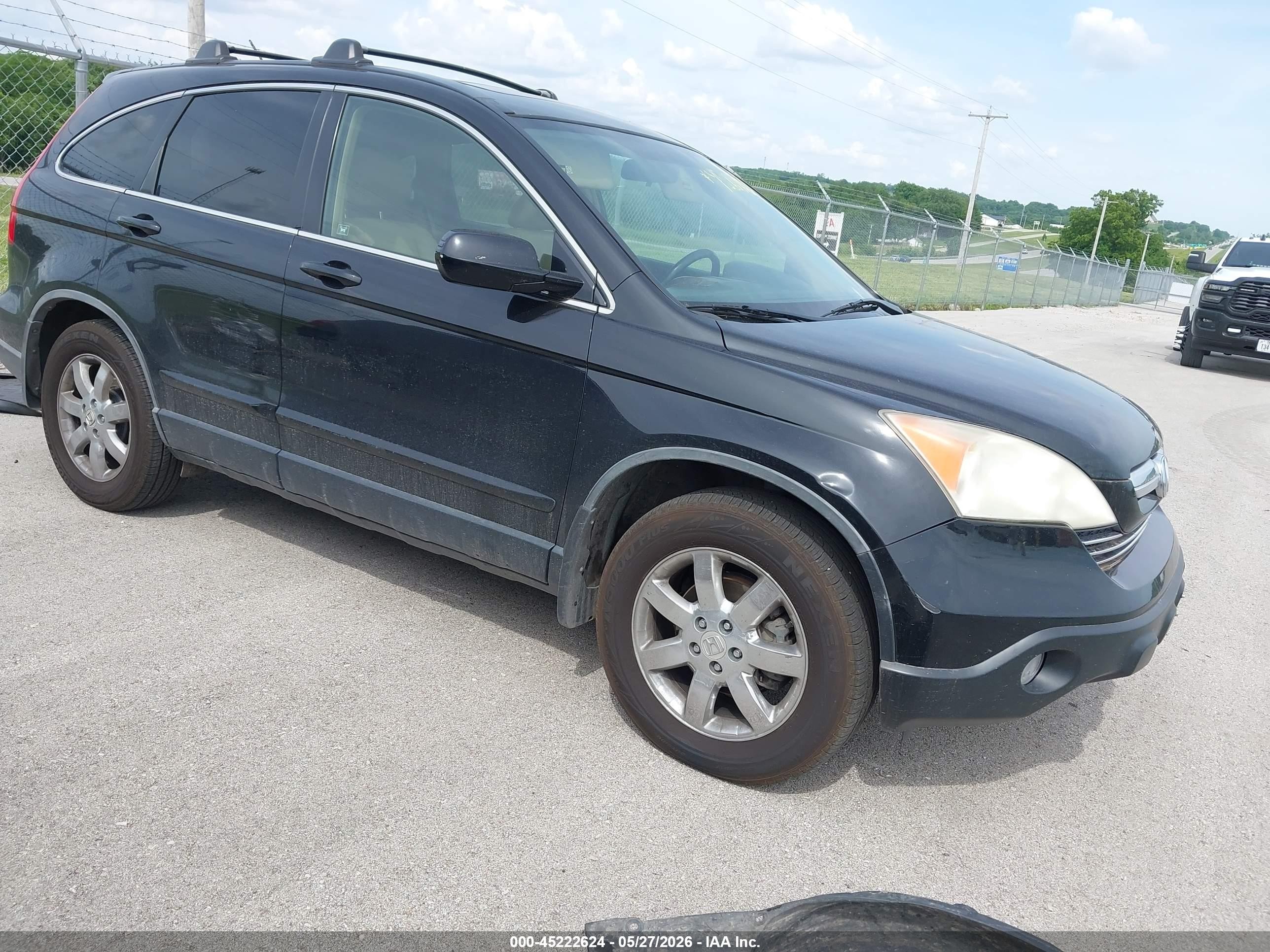2008 Honda Cr-v Ex-l Черный vin: JHLRE48708C022580