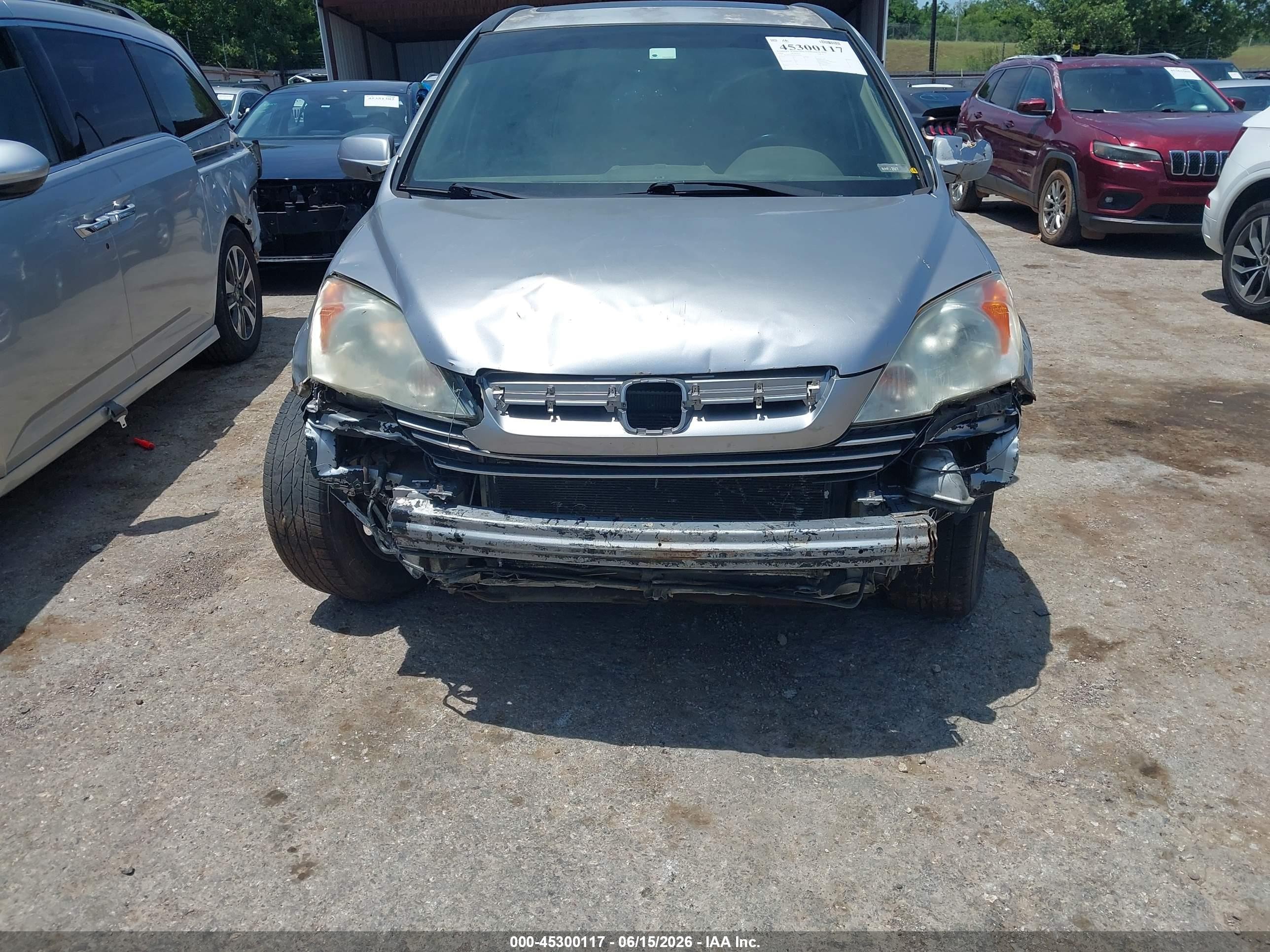 2008 Honda Cr-v Ex-l Silver vin: JHLRE48708C034034