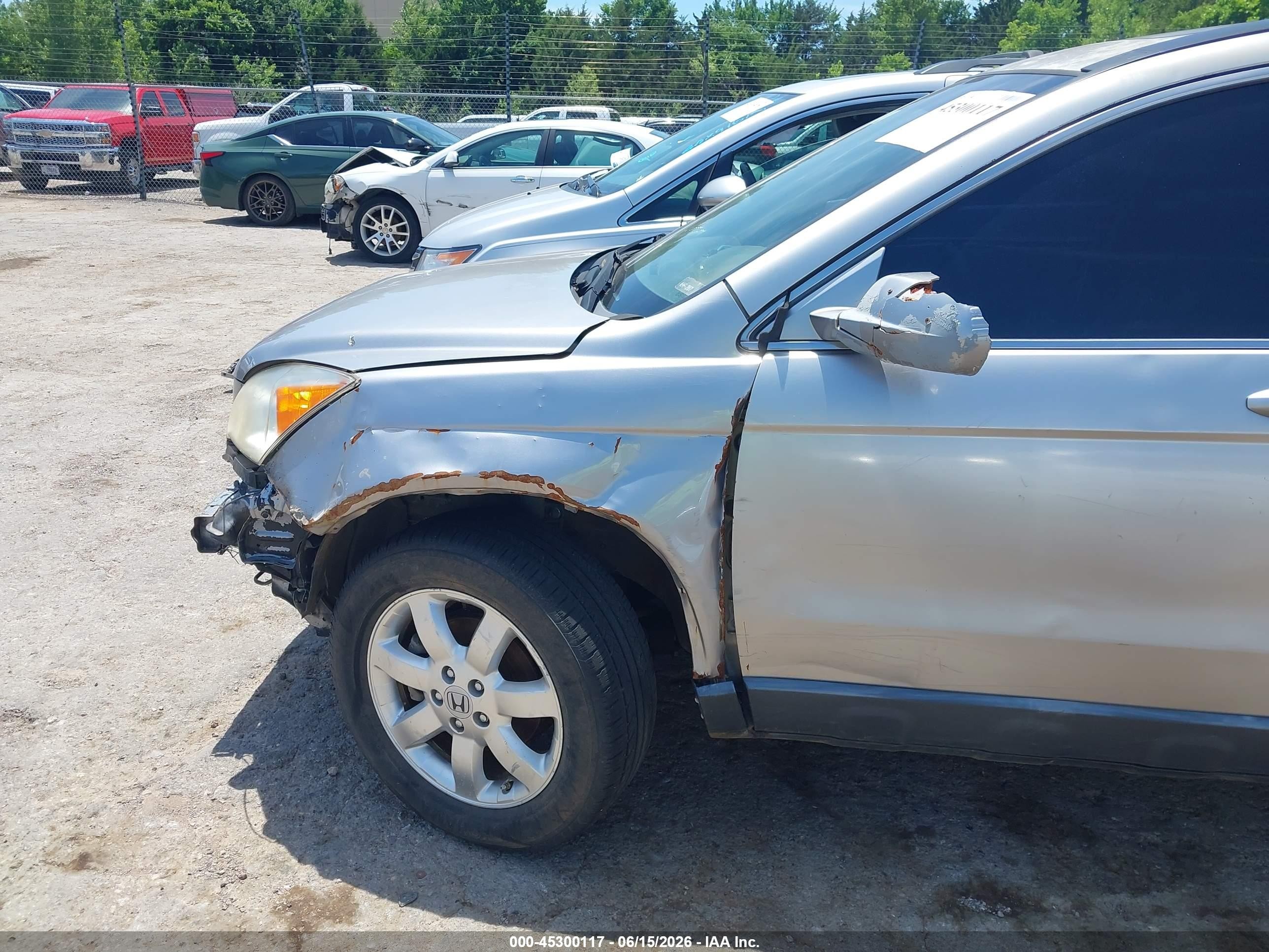 2008 Honda Cr-v Ex-l Silver vin: JHLRE48708C034034