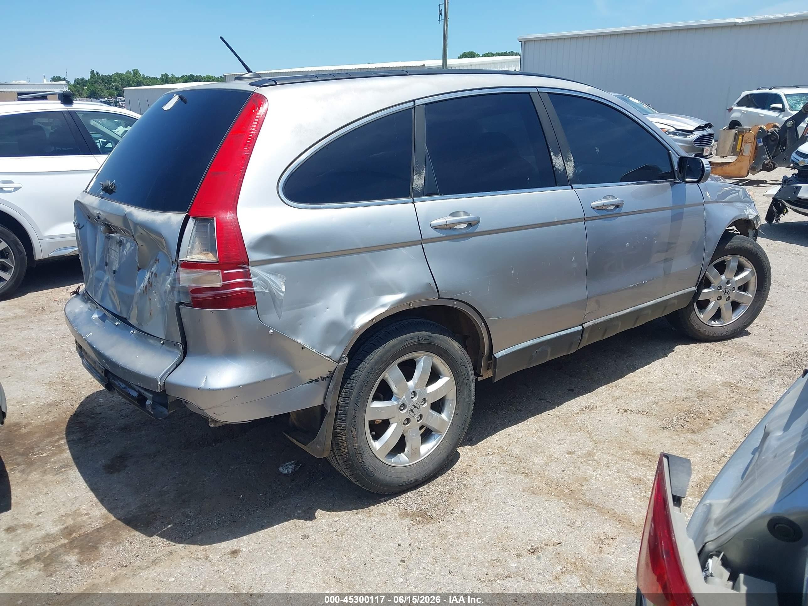 2008 Honda Cr-v Ex-l Silver vin: JHLRE48708C034034
