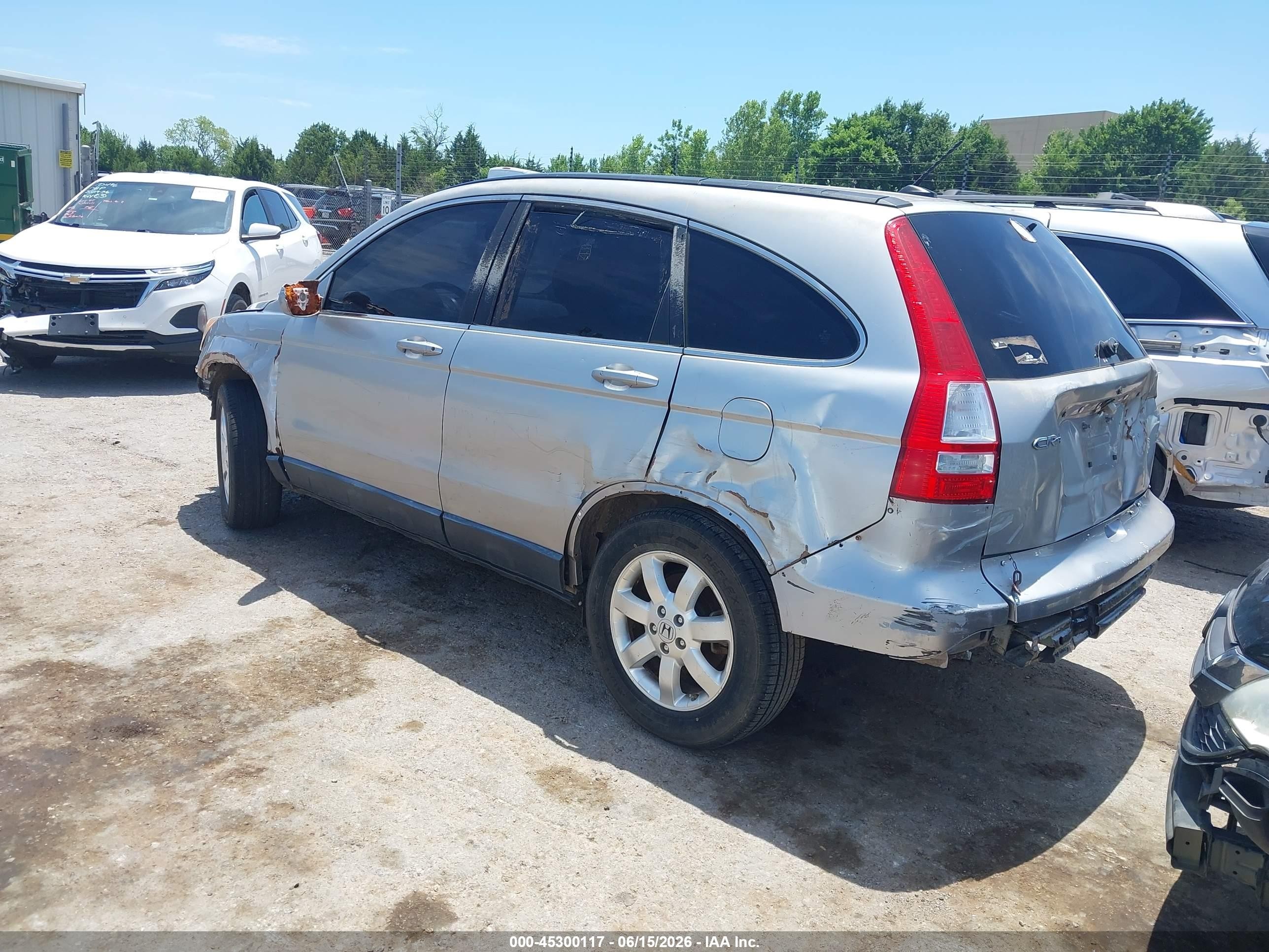 2008 Honda Cr-v Ex-l Silver vin: JHLRE48708C034034