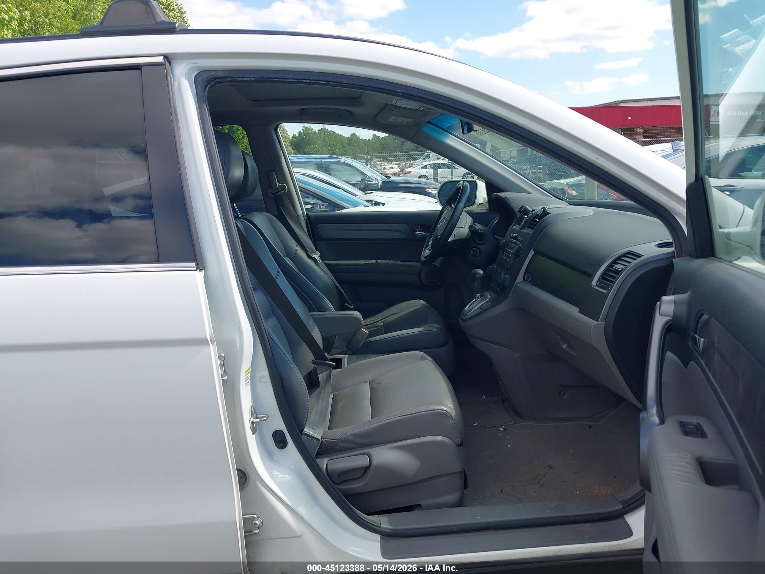 2008 Honda Cr-v Ex-l White vin: JHLRE48708C037676