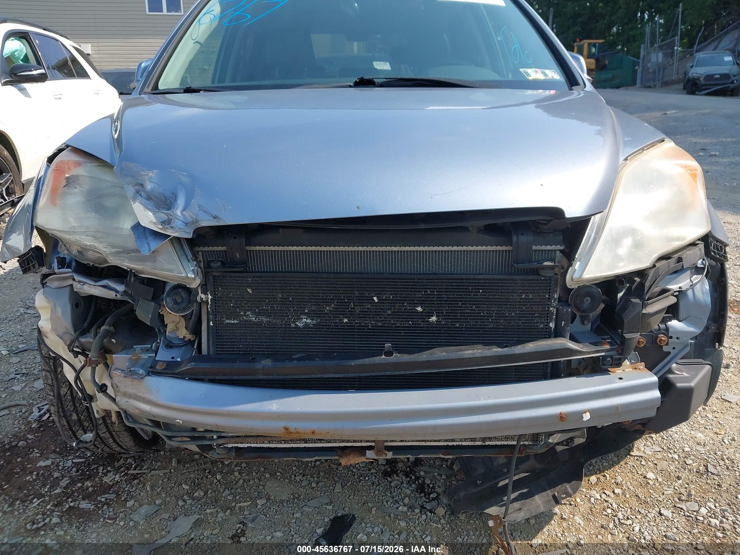 2008 Honda Cr-v Ex-l Blue vin: JHLRE48708C046099
