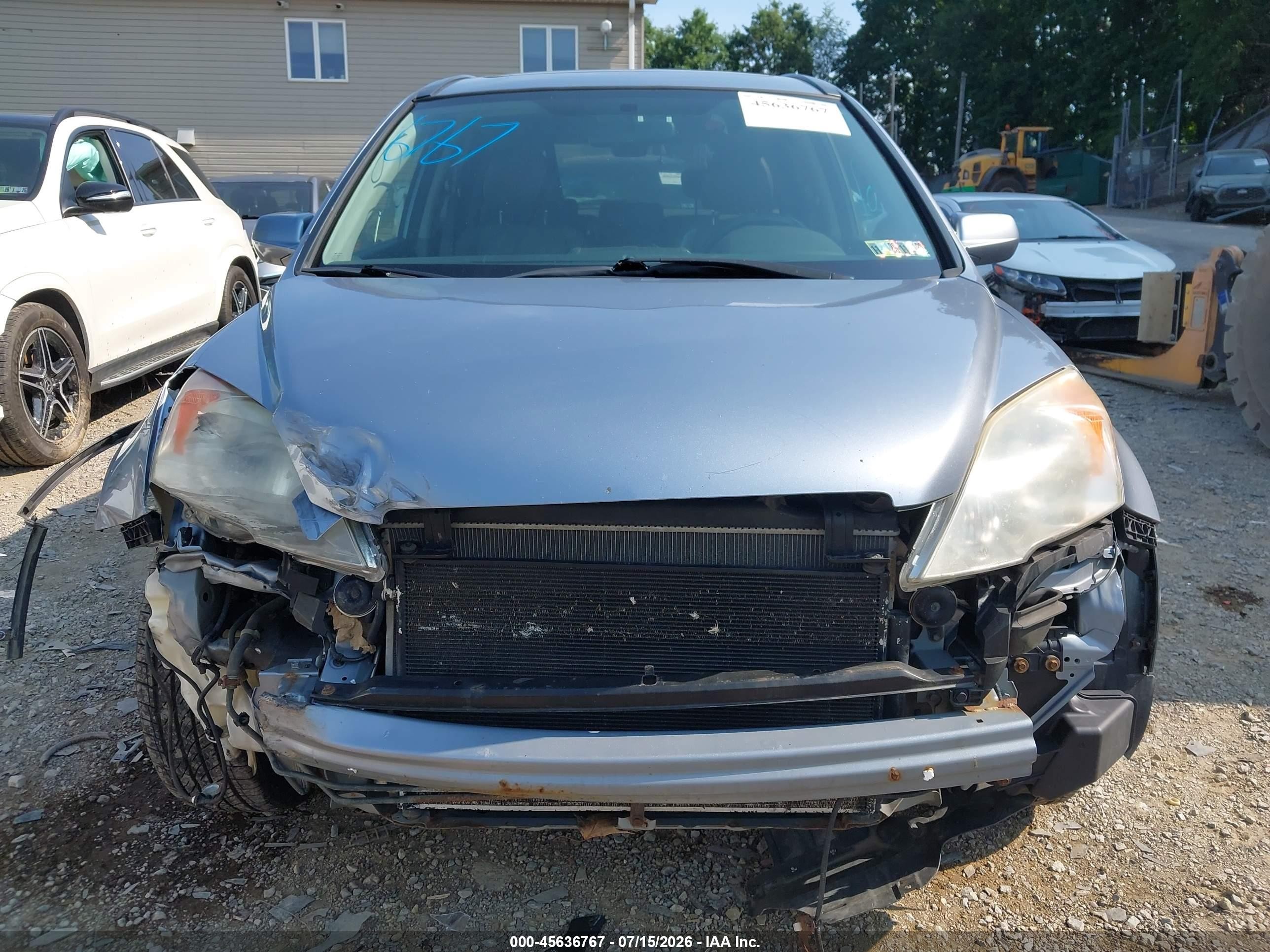 2008 Honda Cr-v Ex-l Blue vin: JHLRE48708C046099
