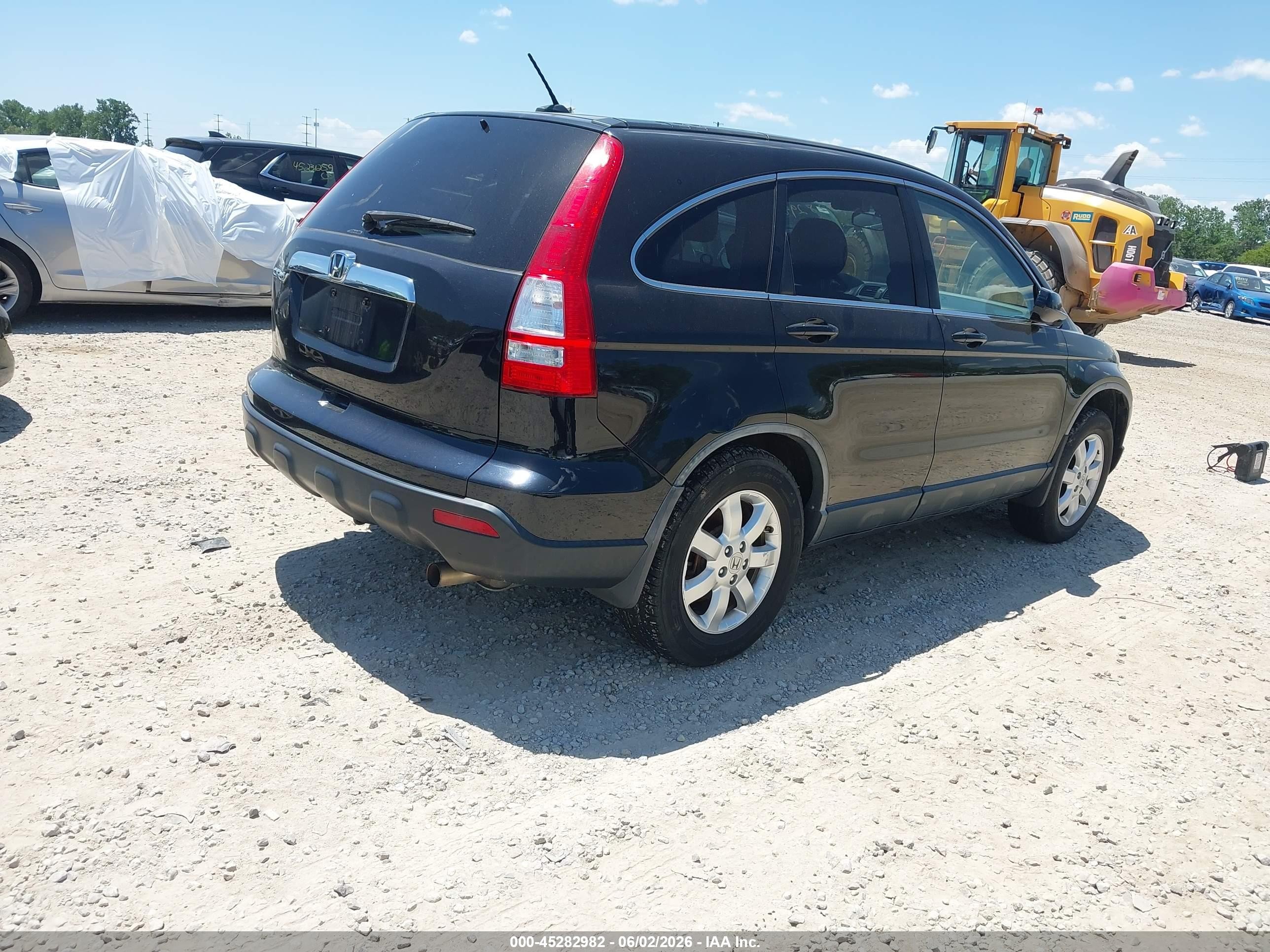2008 Honda Cr-v Ex-l Blue vin: JHLRE48708C049438
