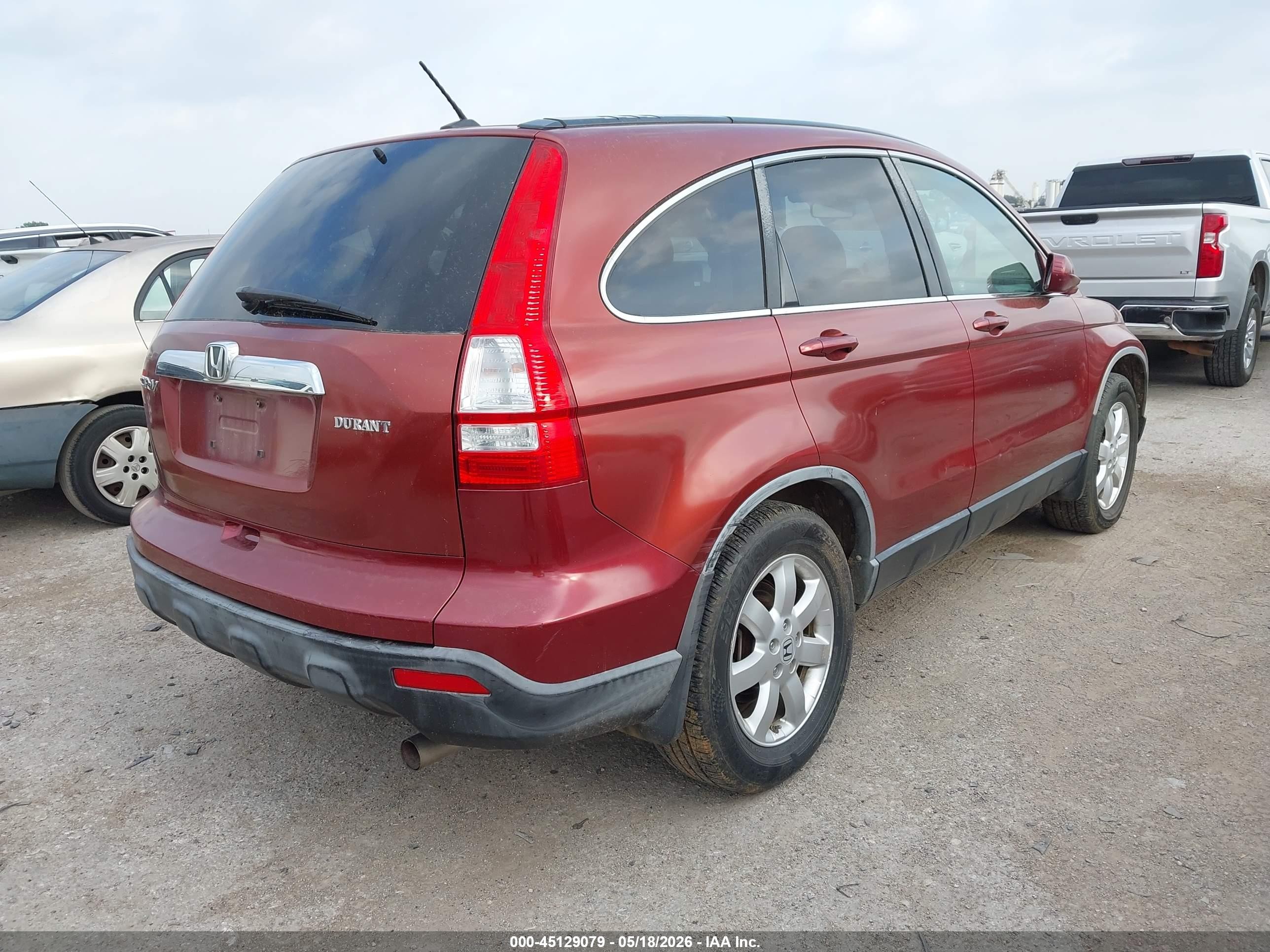 2008 Honda Cr-v Ex-l Красный vin: JHLRE48708C050007