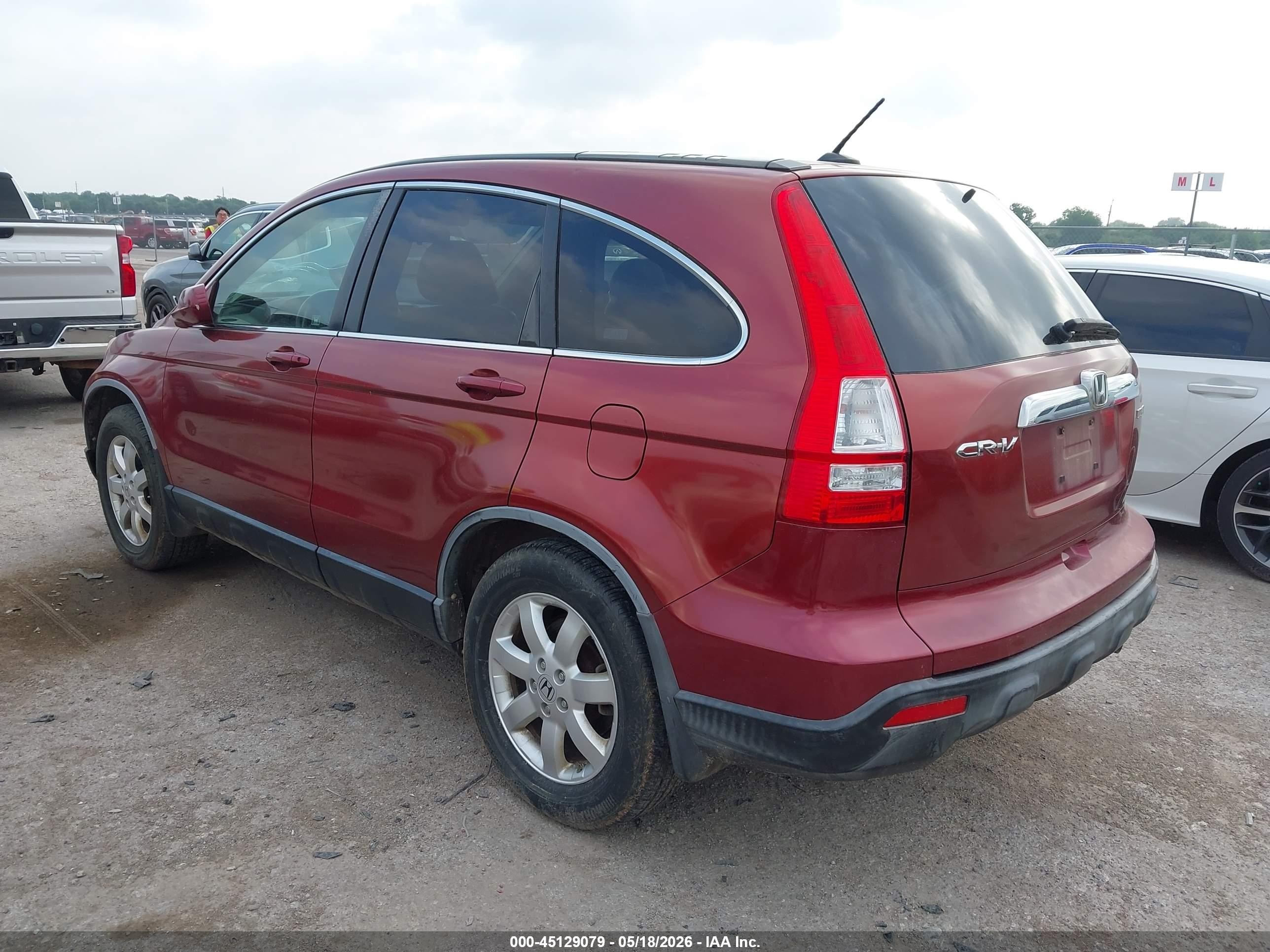 2008 Honda Cr-v Ex-l Красный vin: JHLRE48708C050007