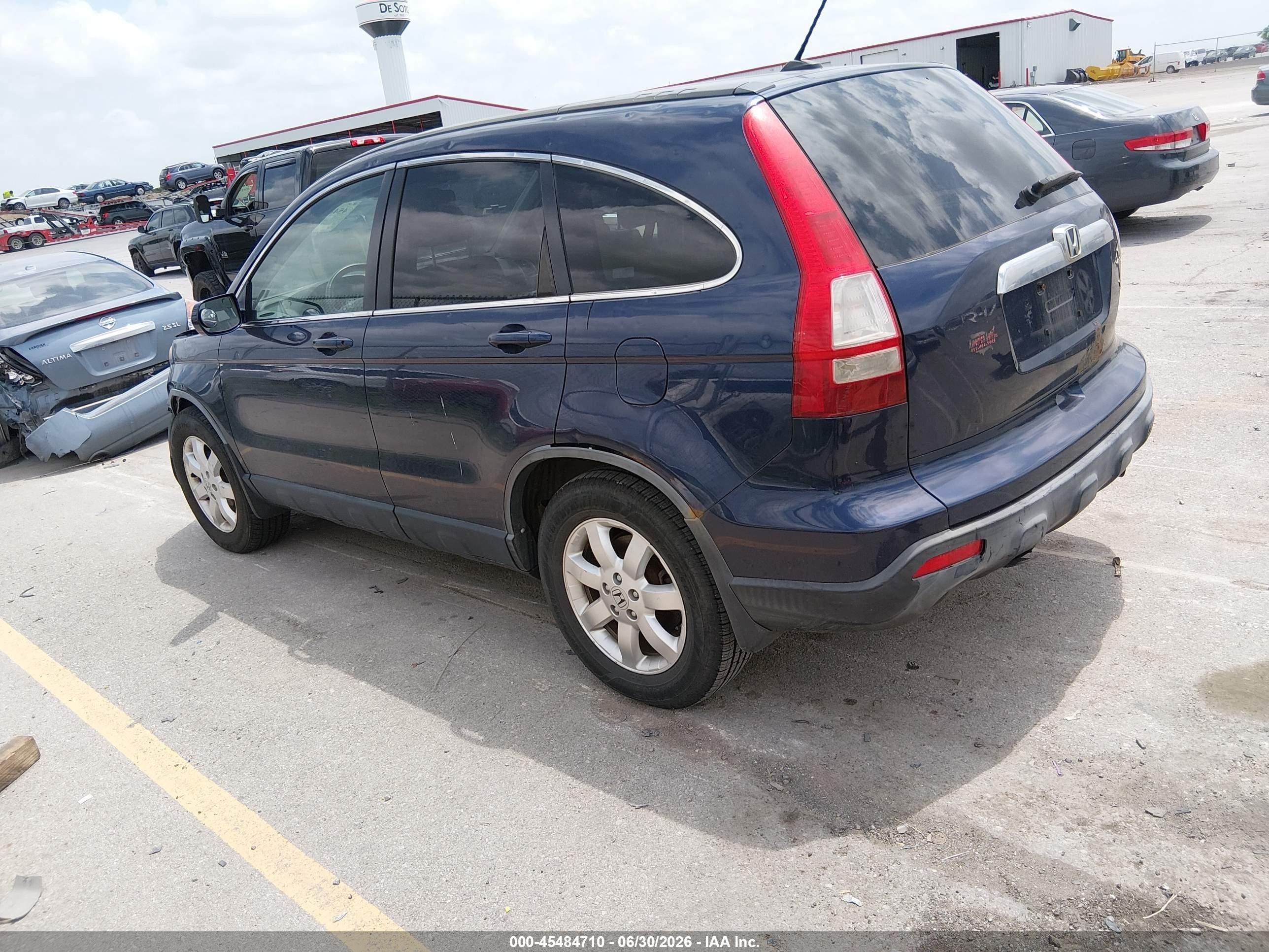 2008 Honda Cr-v Ex-l Dark Blue vin: JHLRE48708C051075
