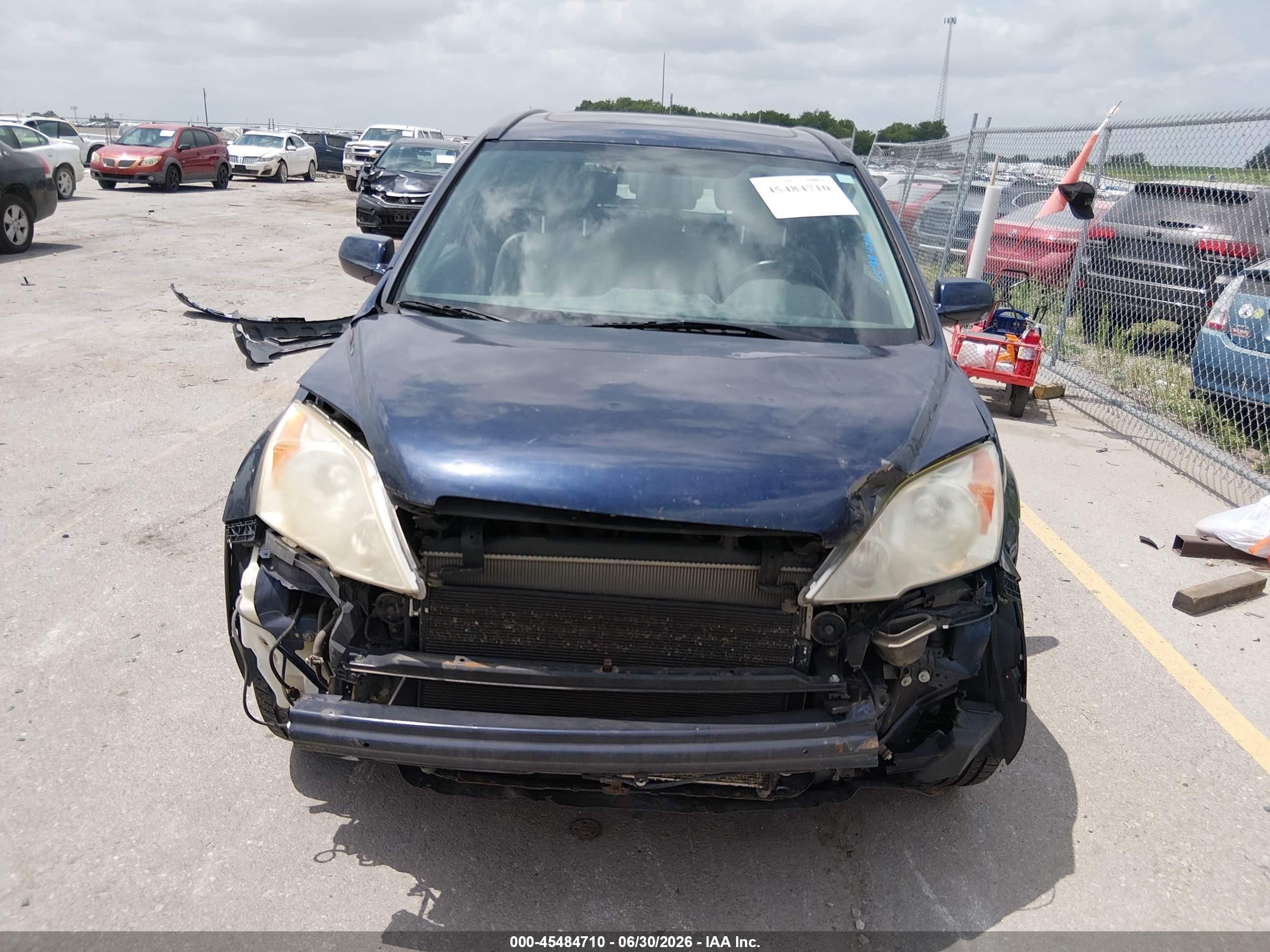 2008 Honda Cr-v Ex-l Dark Blue vin: JHLRE48708C051075