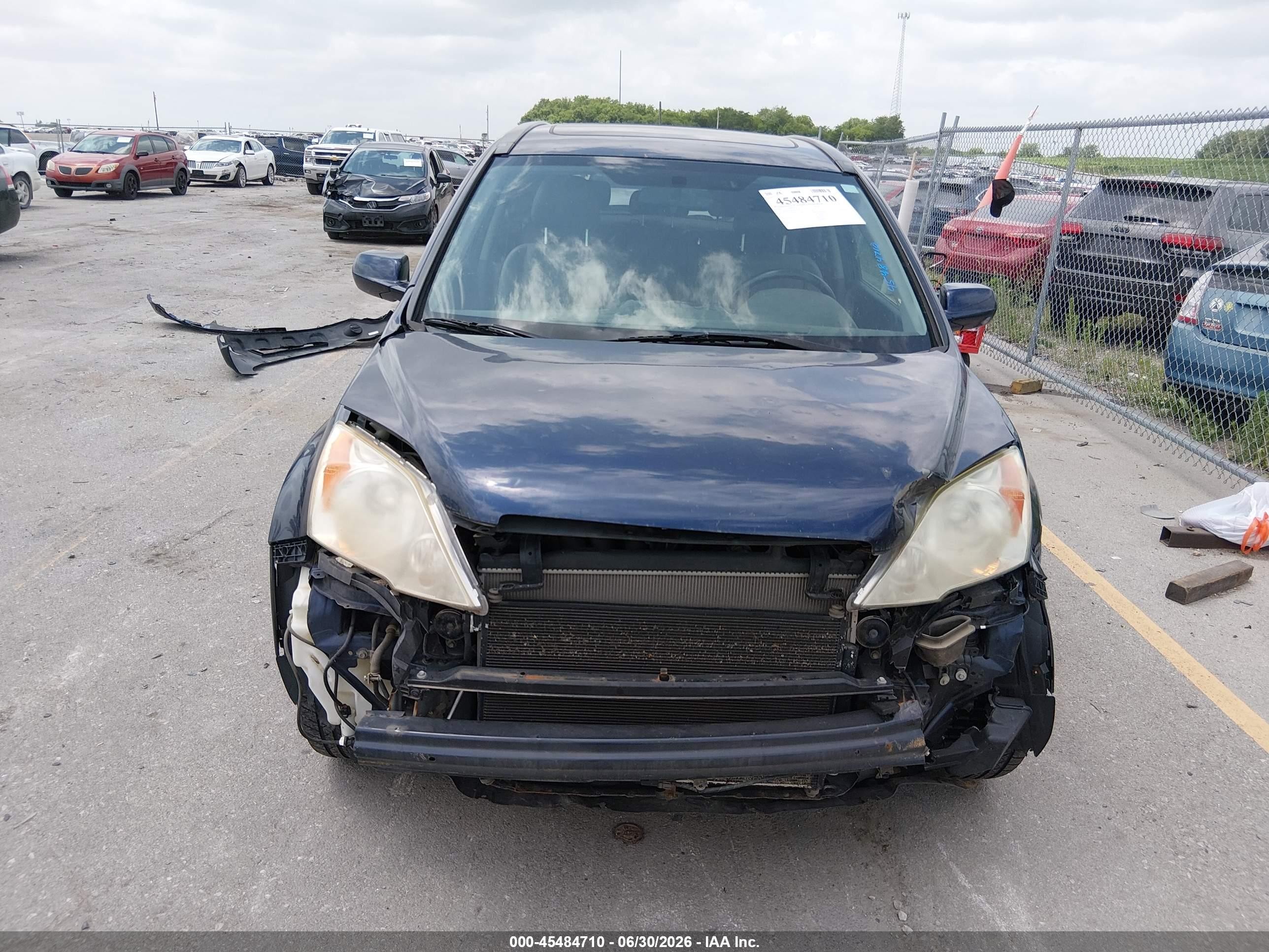 2008 Honda Cr-v Ex-l Dark Blue vin: JHLRE48708C051075