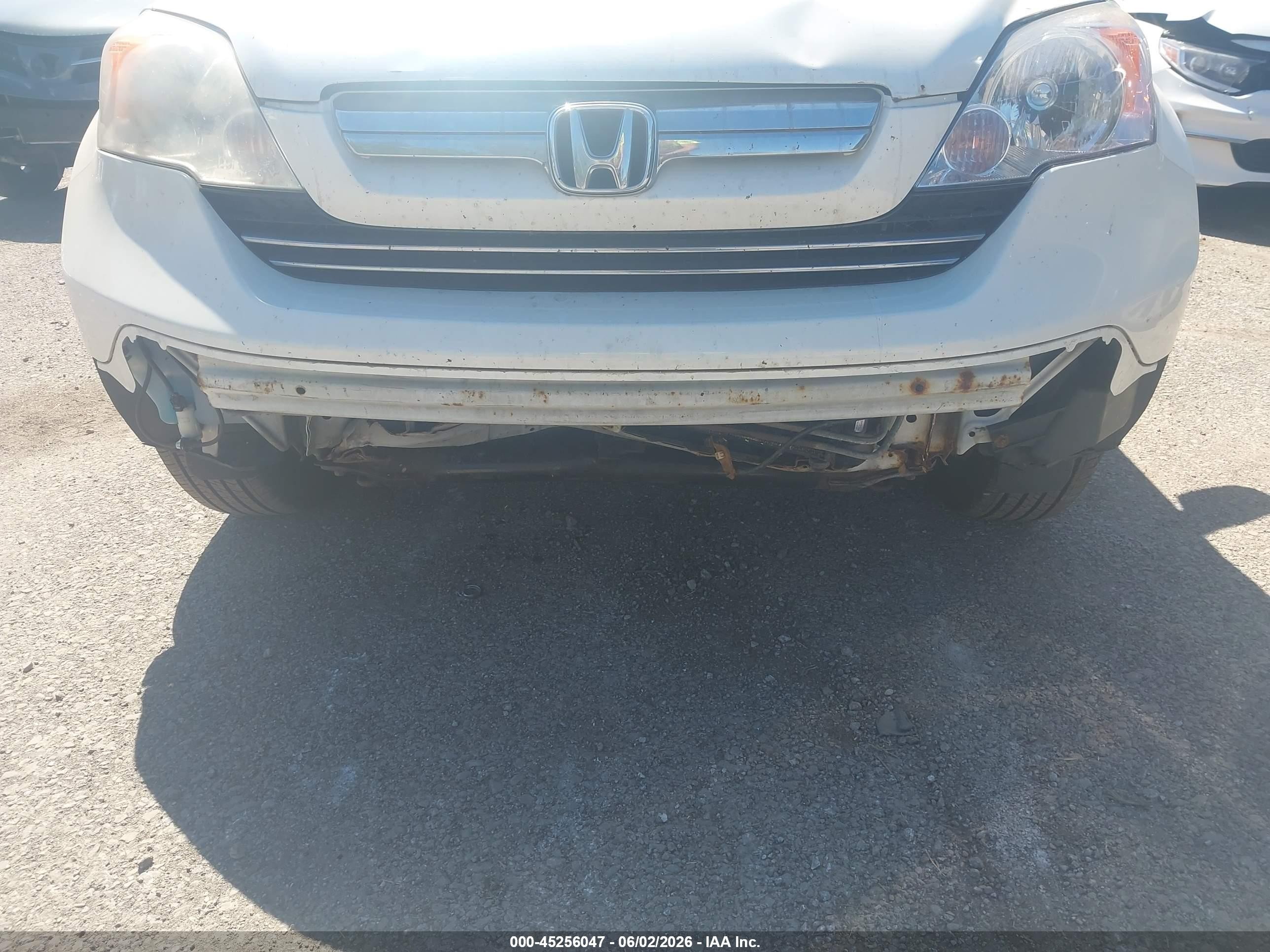 2008 Honda Cr-v Ex-l White vin: JHLRE48708C053554