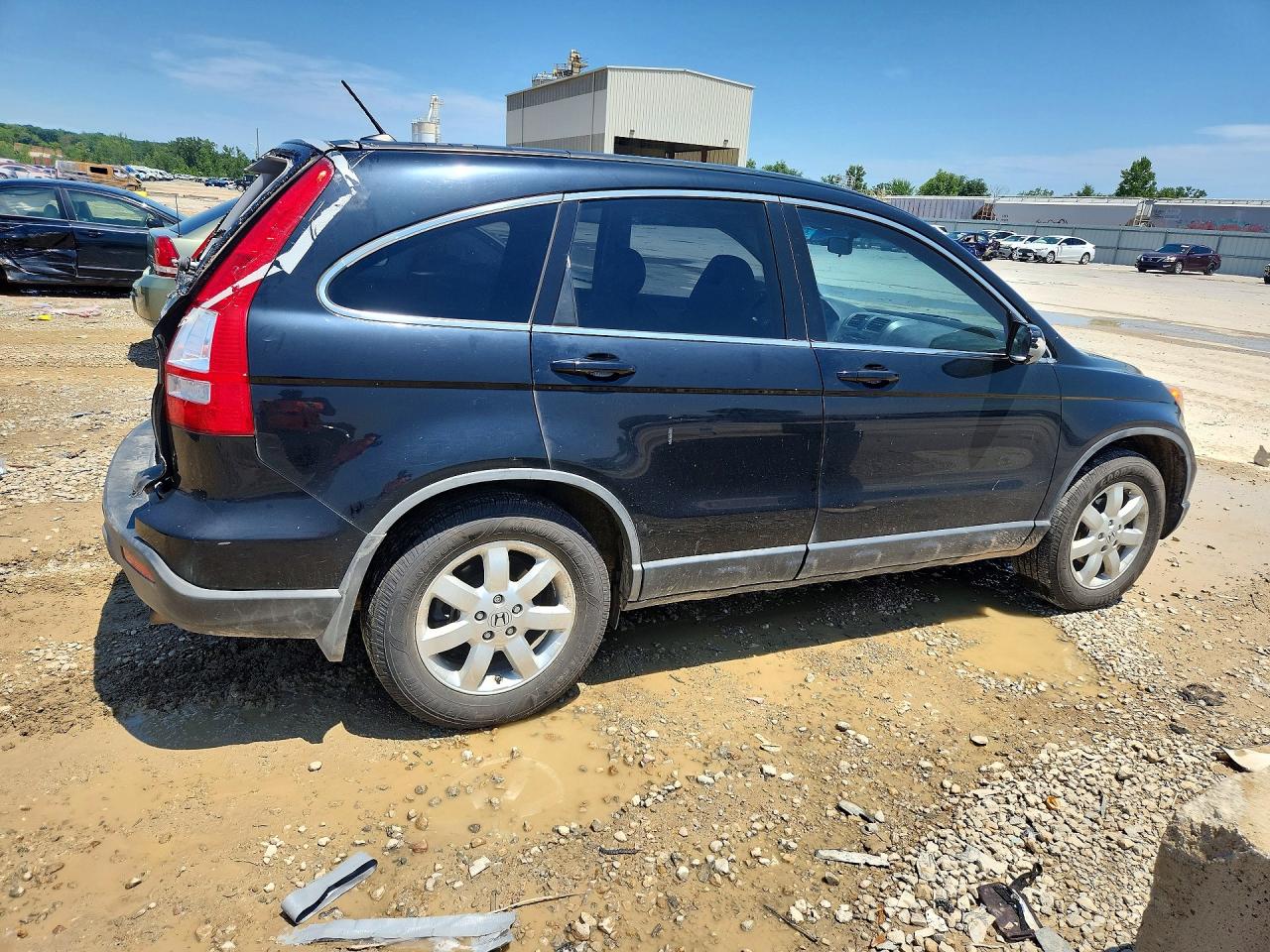 2007 Honda Cr-v Exl Blue vin: JHLRE48717C015670