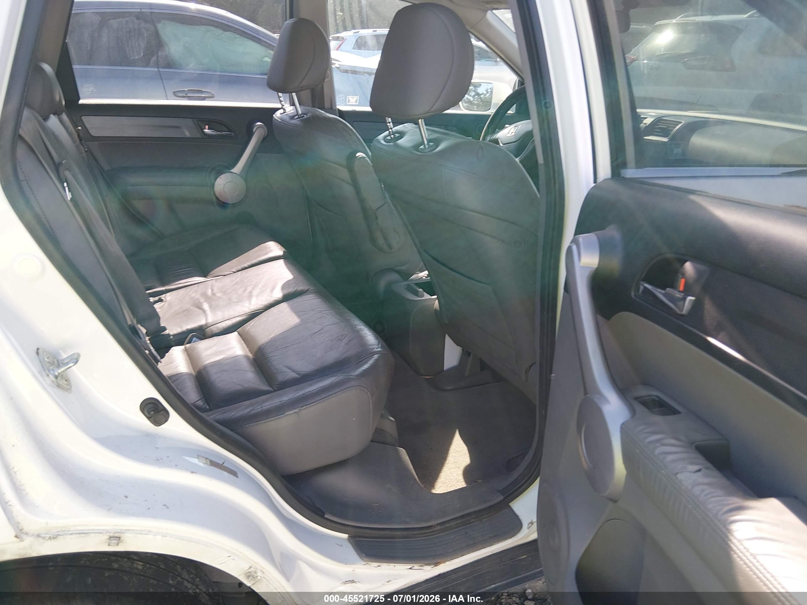 2007 Honda Cr-v Ex-l White vin: JHLRE48717C026734