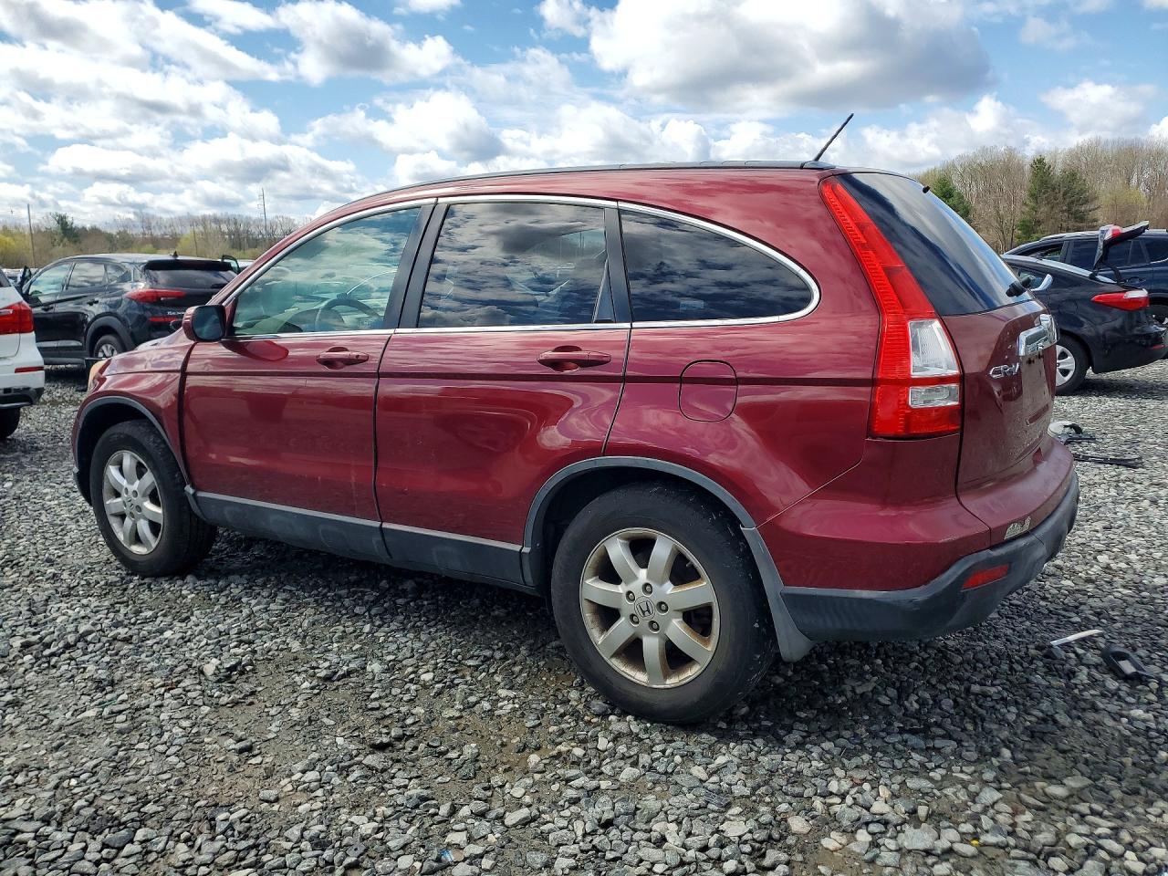 2007 Honda Cr-v Exl Red vin: JHLRE48717C034977