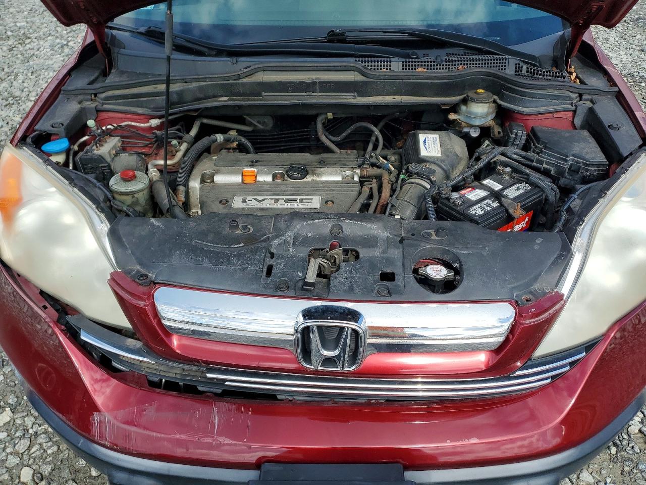2007 Honda Cr-v Exl Red vin: JHLRE48717C034977