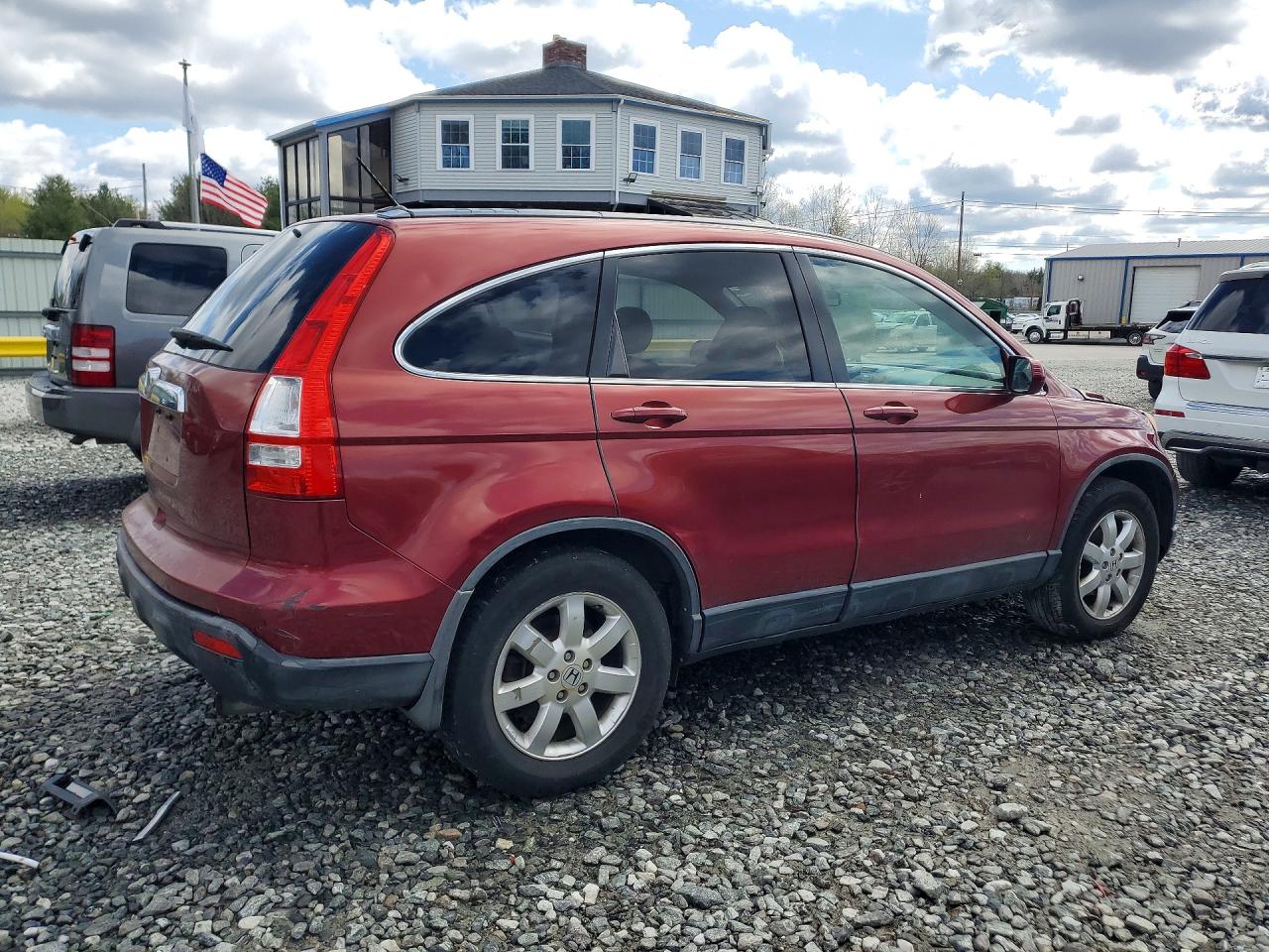 2007 Honda Cr-v Exl Red vin: JHLRE48717C034977