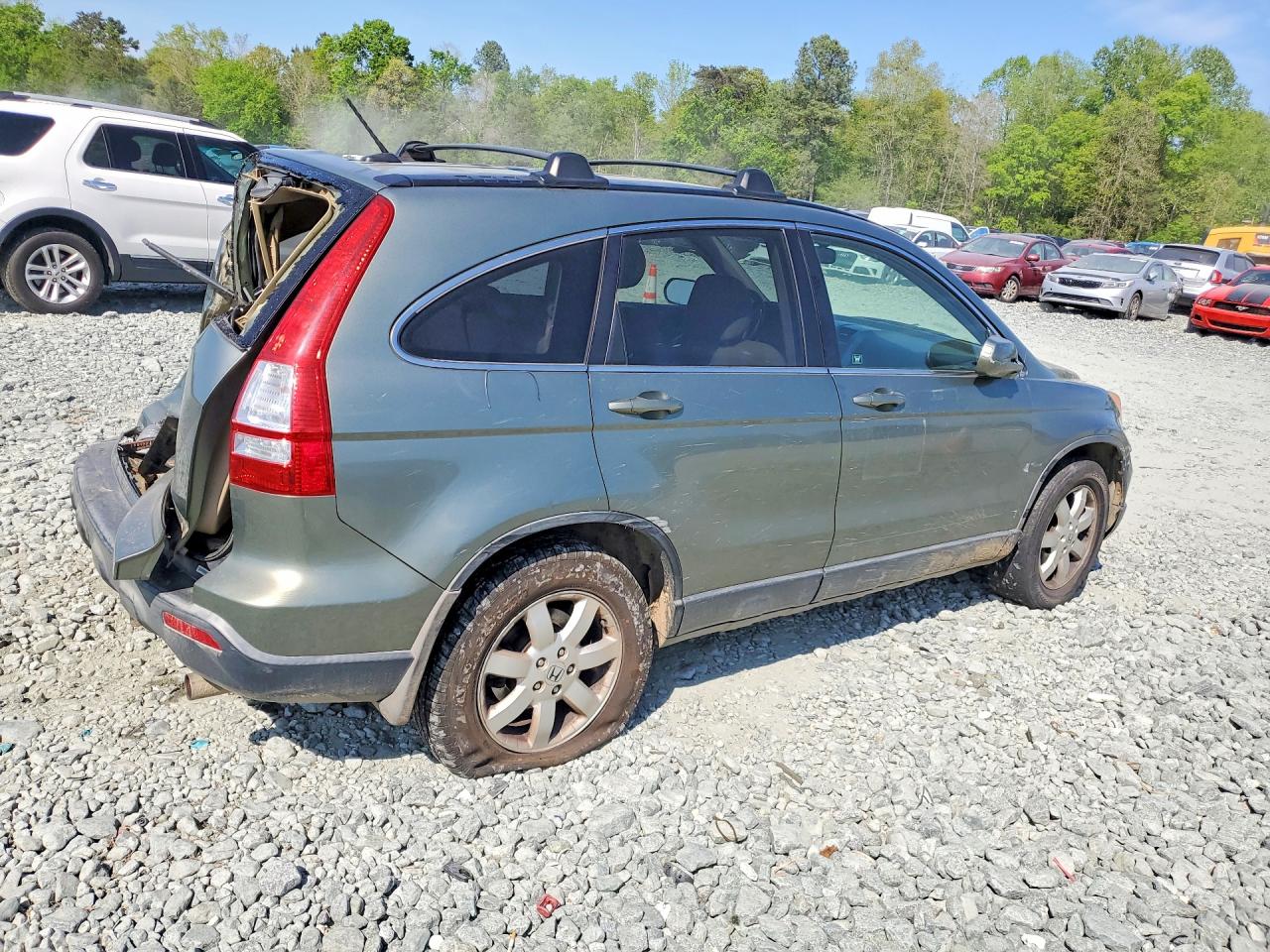 2007 Honda Cr-v Exl Green vin: JHLRE48717C039256