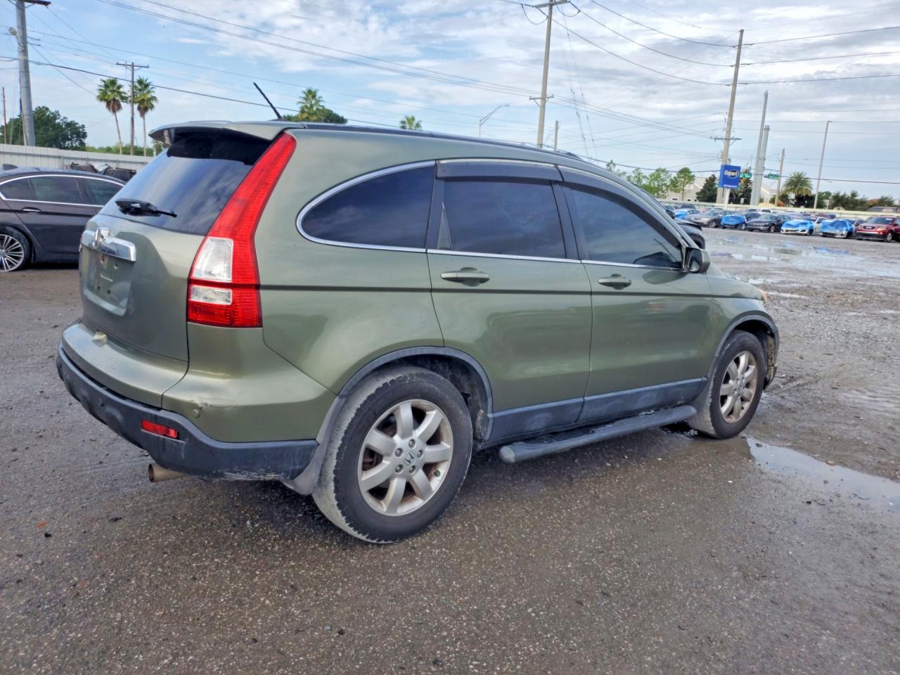 2007 Honda Cr-v Exl Зеленый vin: JHLRE48717C040021